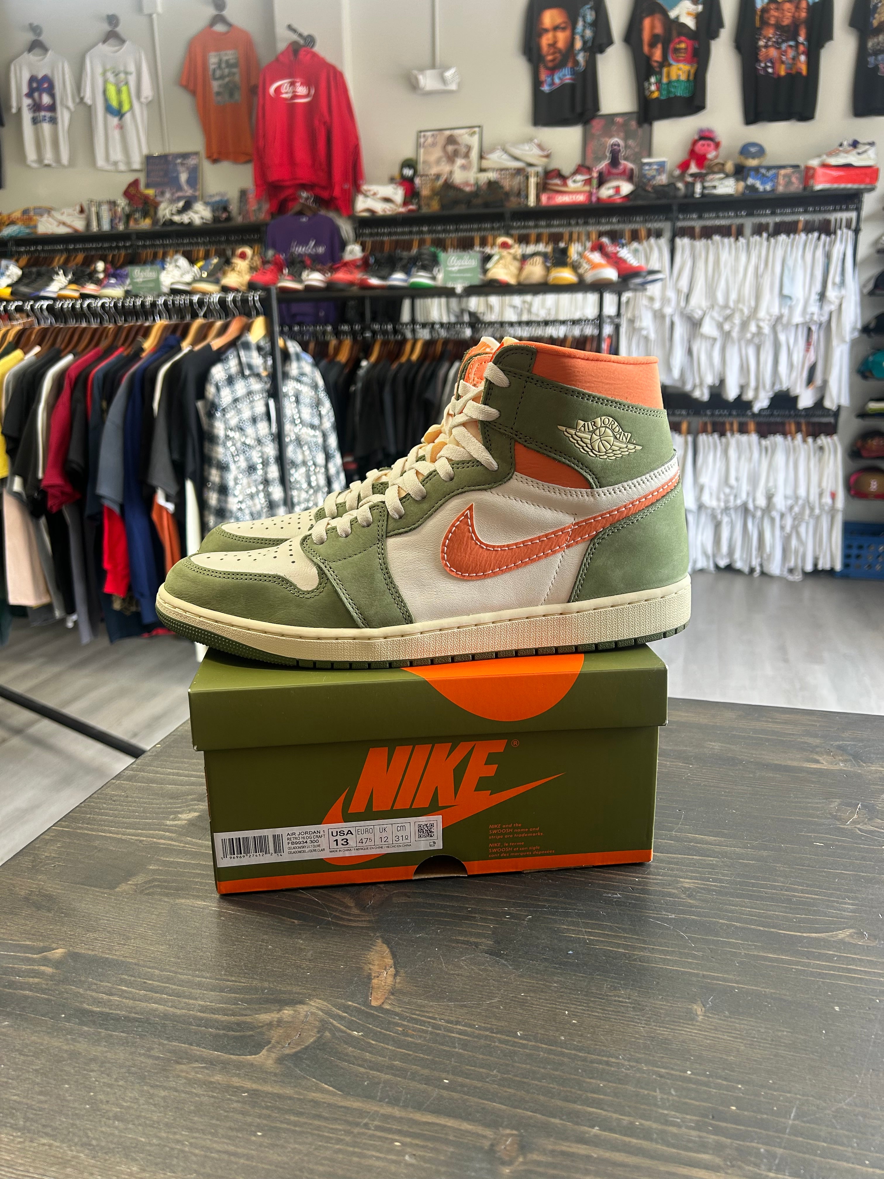 Pre-Owned Jordan 1 High OG Craft Celadon