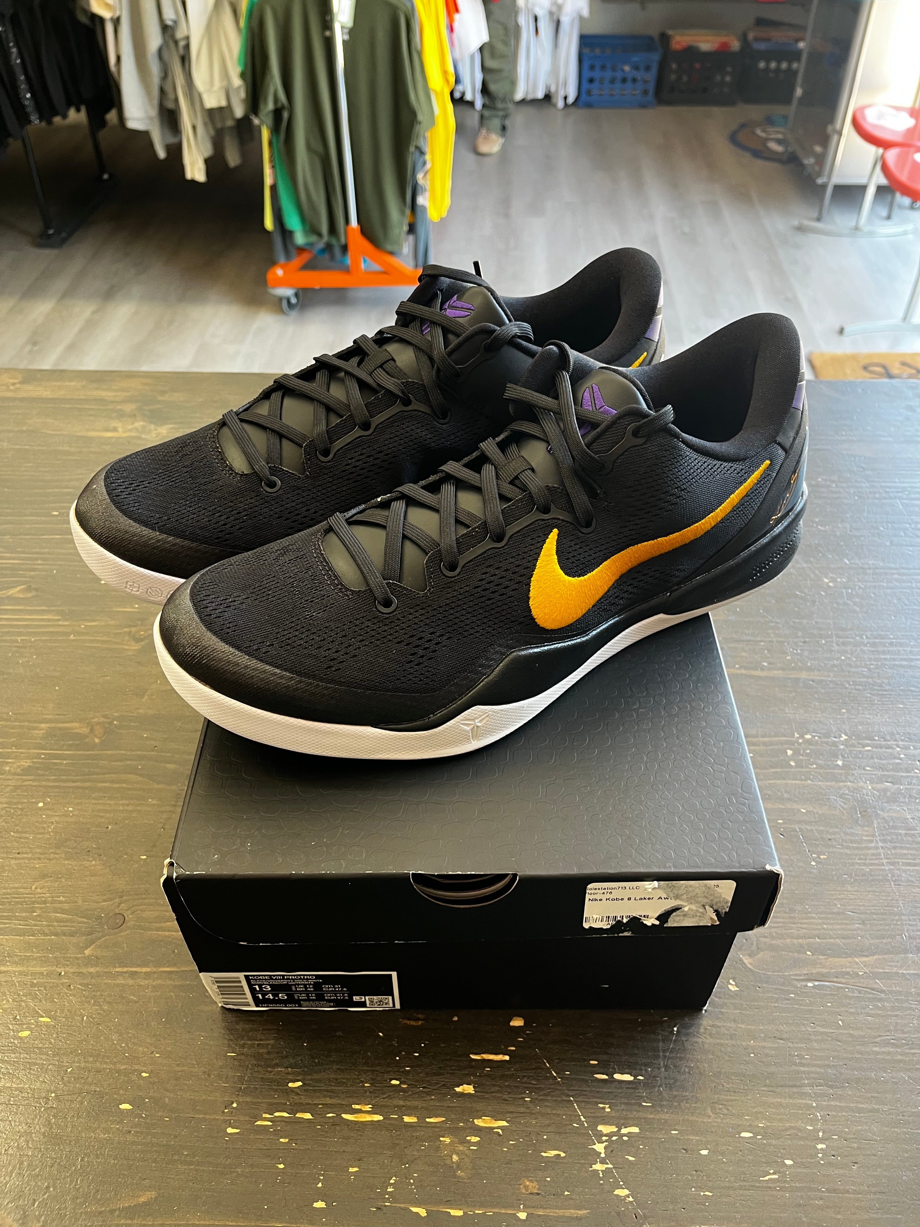 Nike Kobe 8 Protro Lakers Away