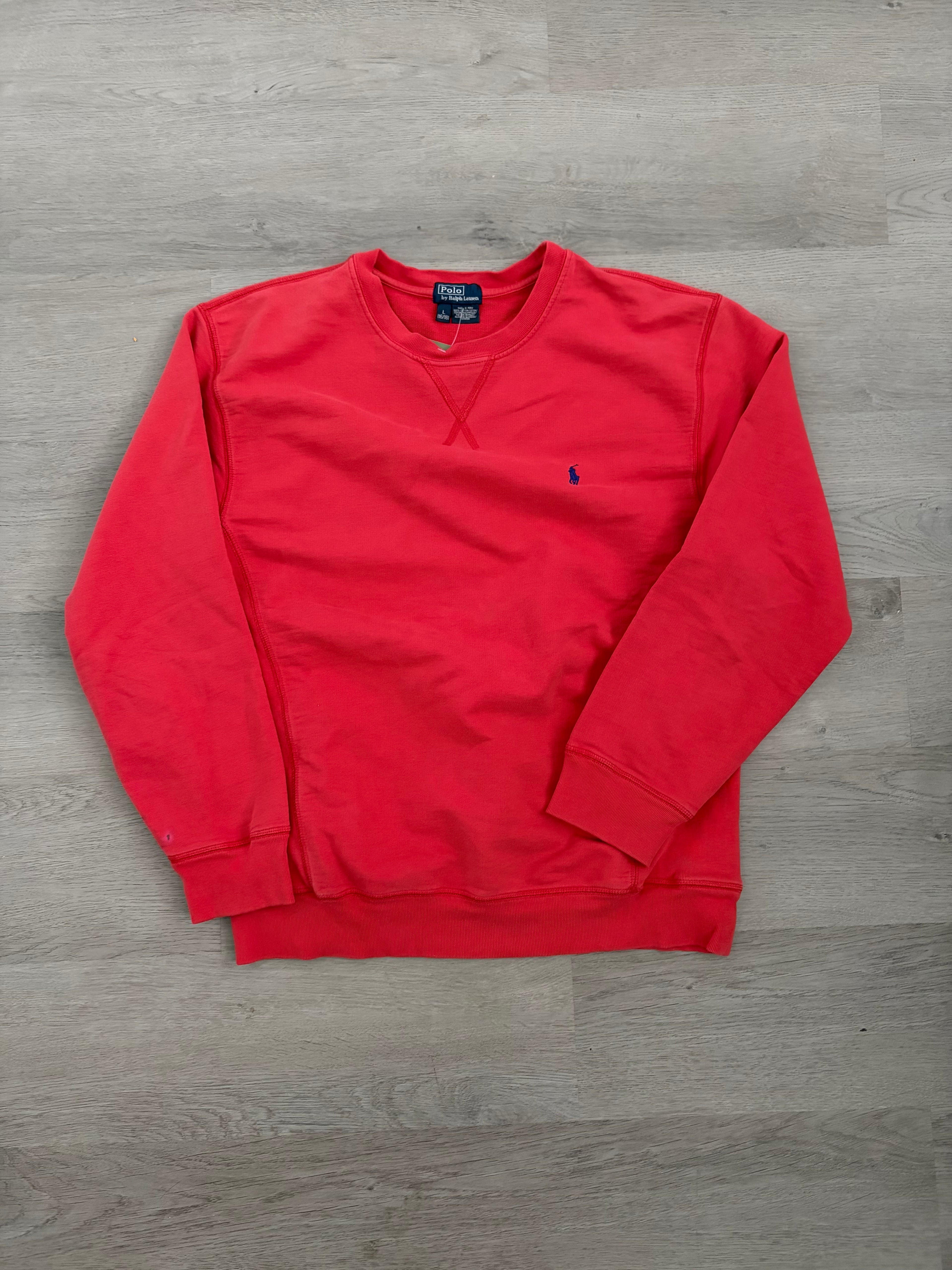 Youth Red Polo Ralph Lauren Sweatshirt