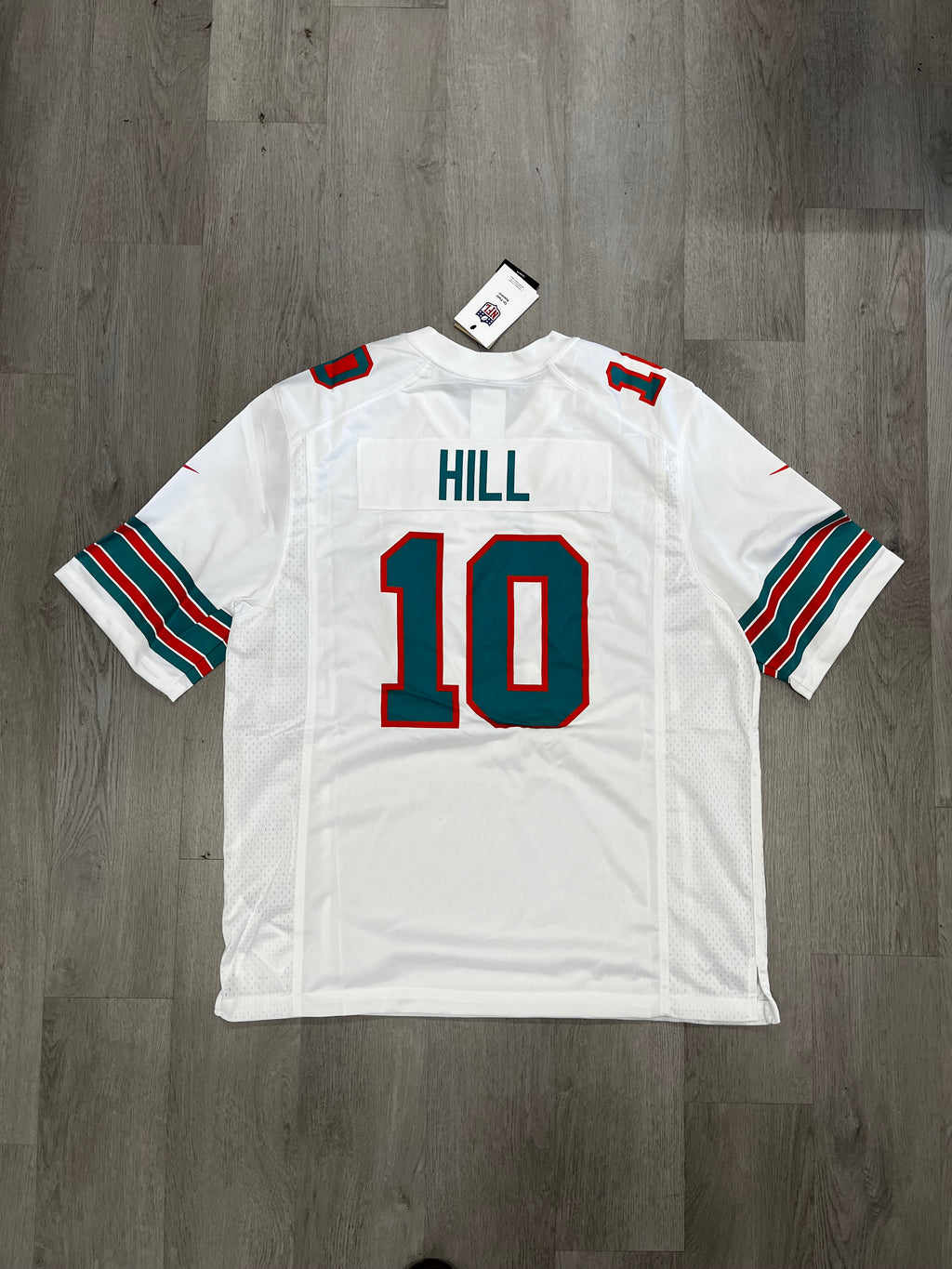 Nike White Miami Dolphins Vapor F.U.S.E. Limited #10 Tyreek Hill Jersey