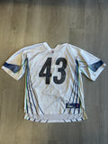 Vintage Reebok Pittsburgh Steelers Troy Polamalu Super Bowl XLIII Jersey
