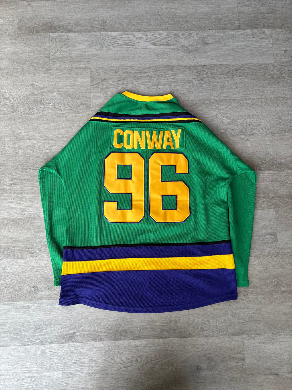 Charlie Conway #96 Mighty Ducks Hockey Jersey