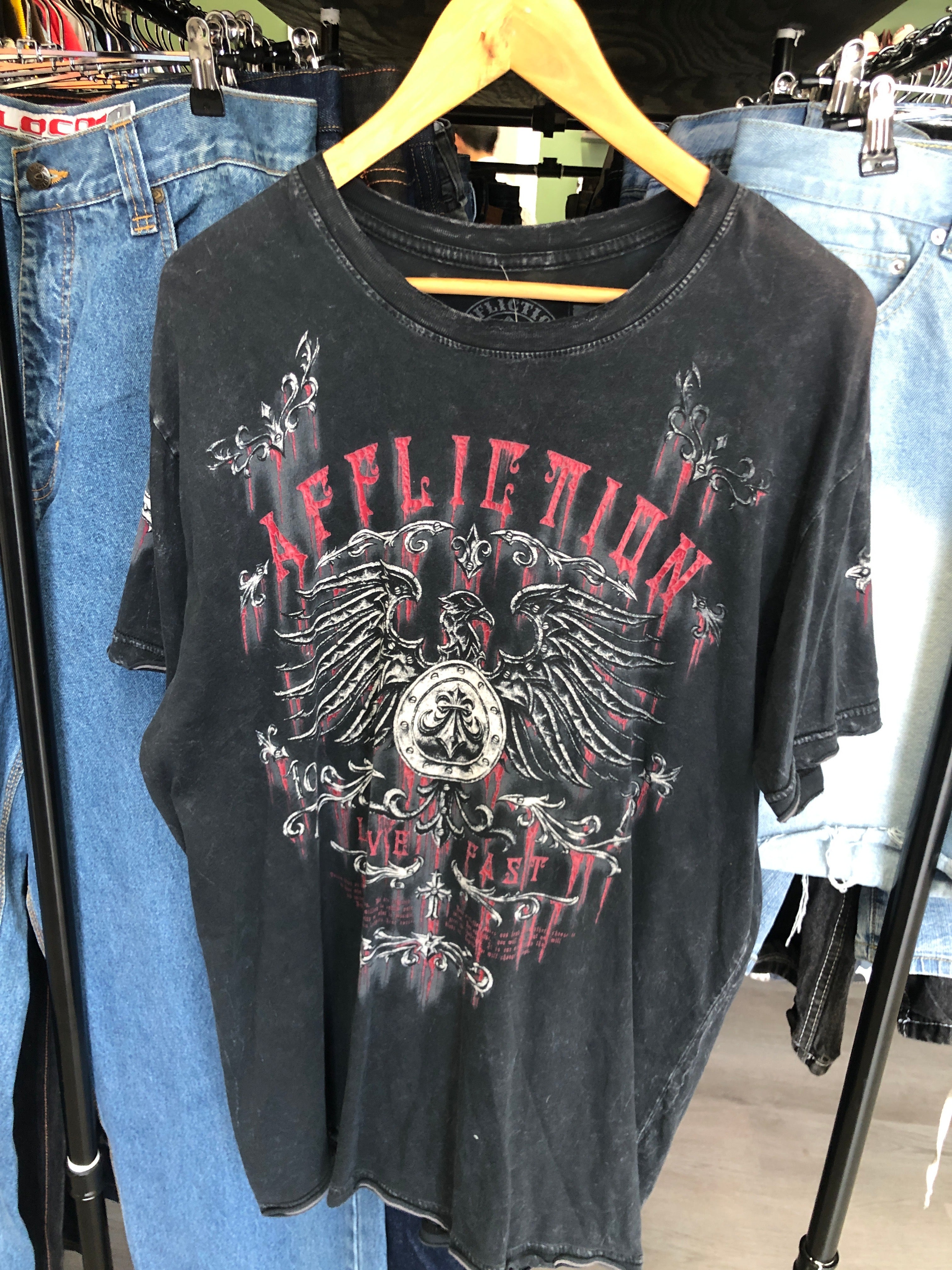 Affliction Live Fast Tee