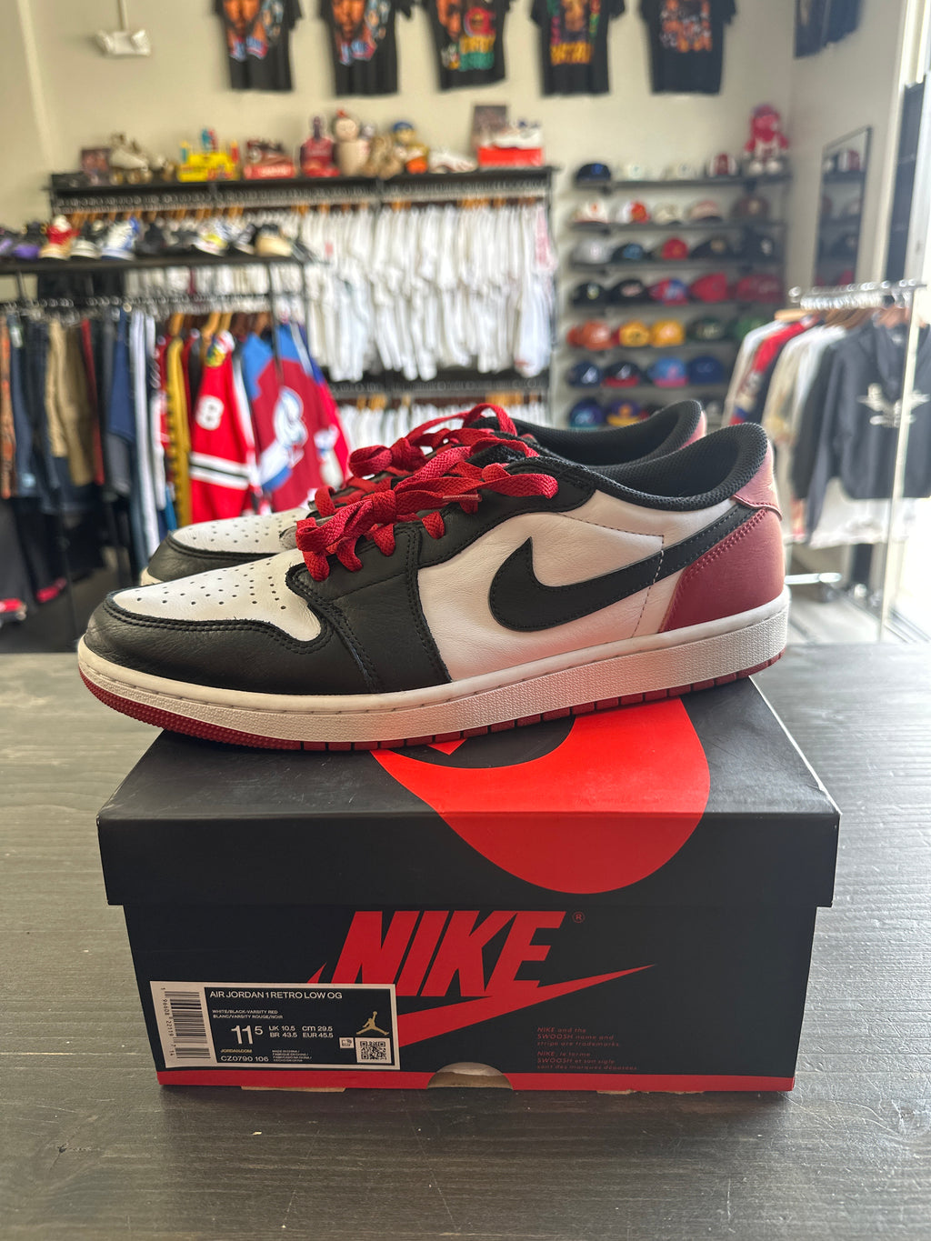 Pre-Owned Jordan 1 Retro Low Black Toe