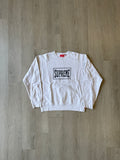 Supreme Warm Up Ash Grey Crewneck (SS19)