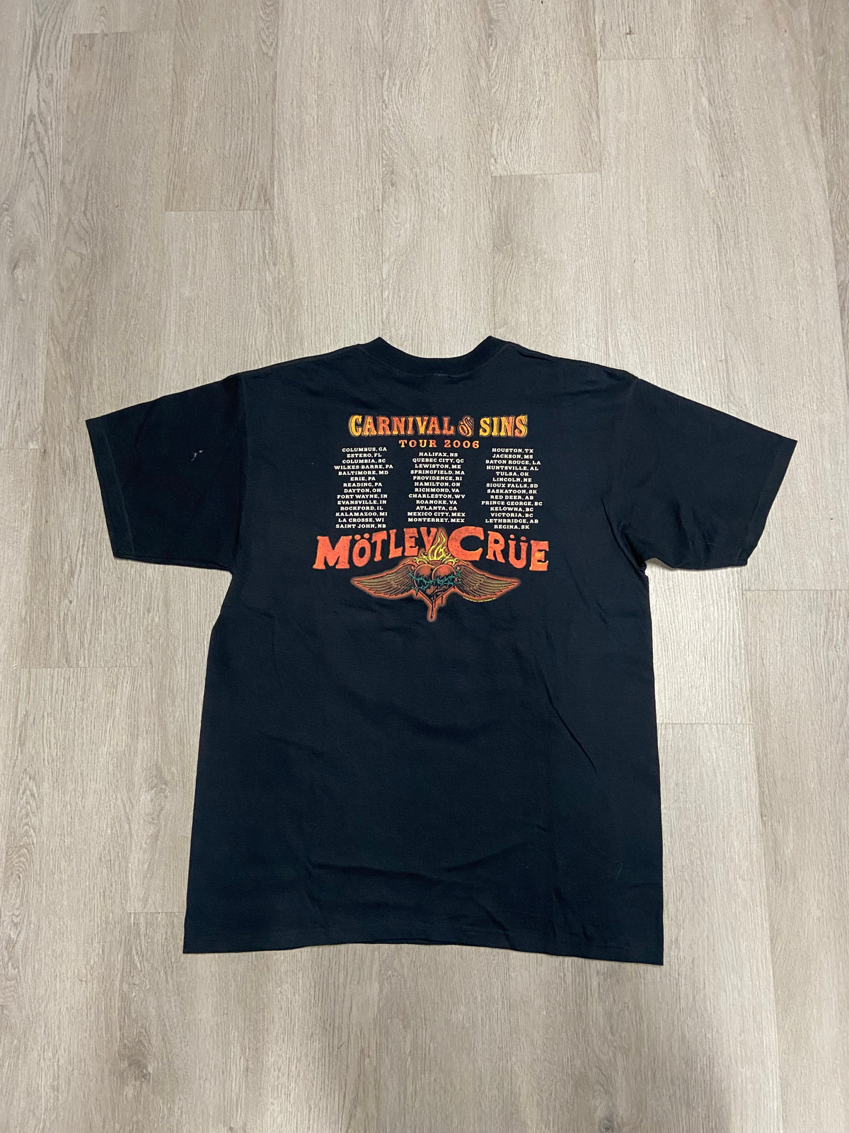 2006 Mötley Crüe Carnival & Sins Tour Tee