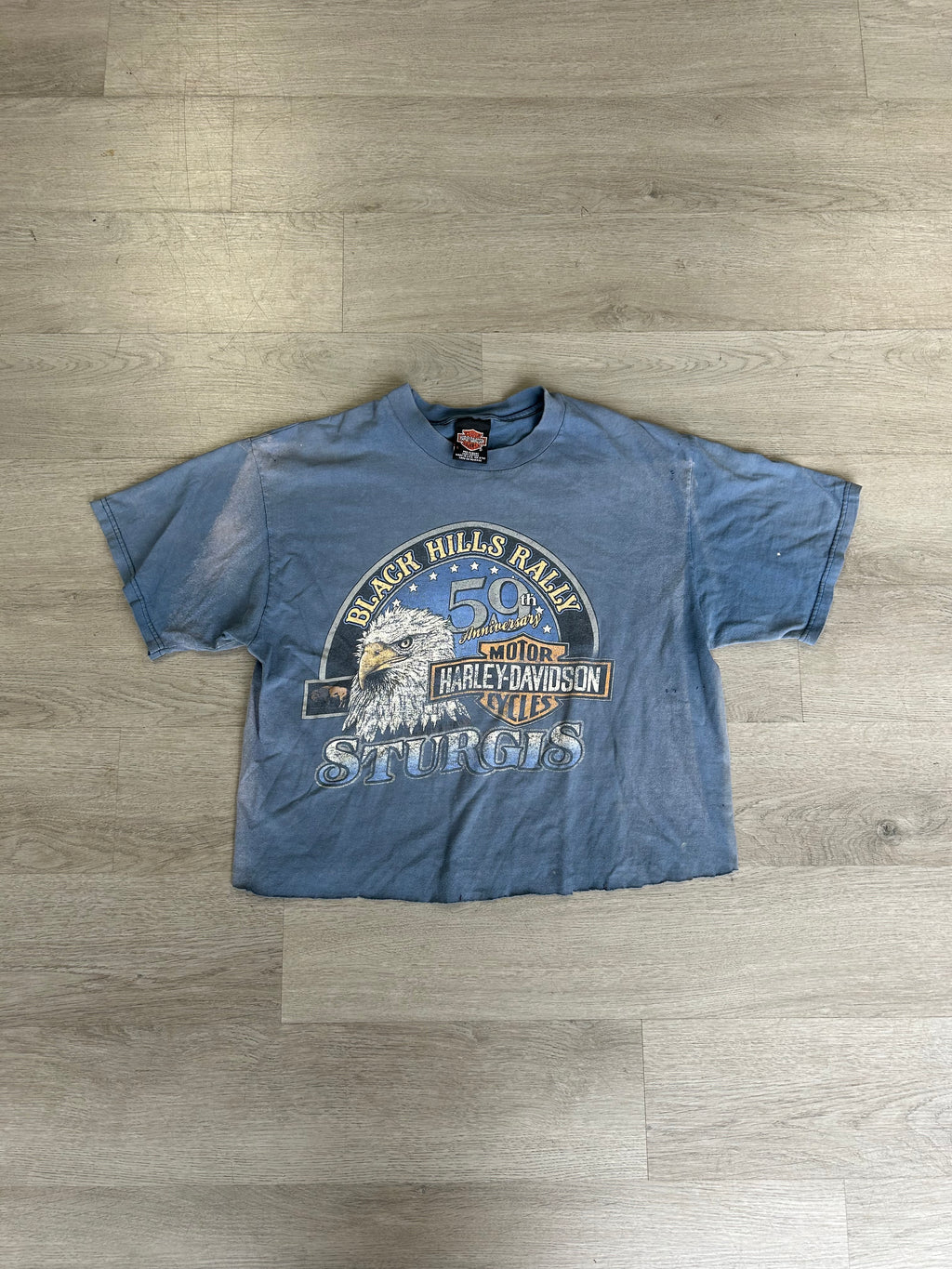 Vintage Cropped 1999 Harley Davidson Tee
