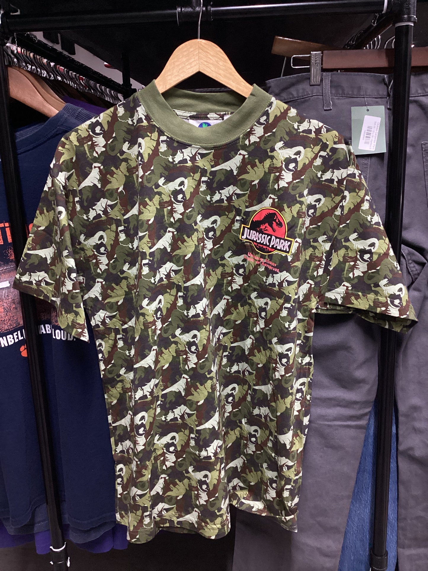 Jurassic Park Camo Dinosaur Tee