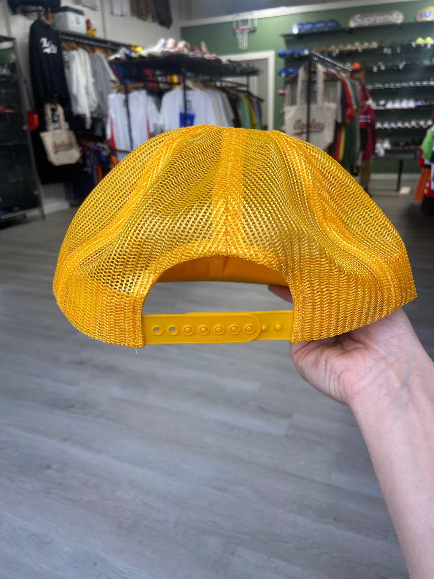 Yellow Vintage Bootleg Gucci Hat