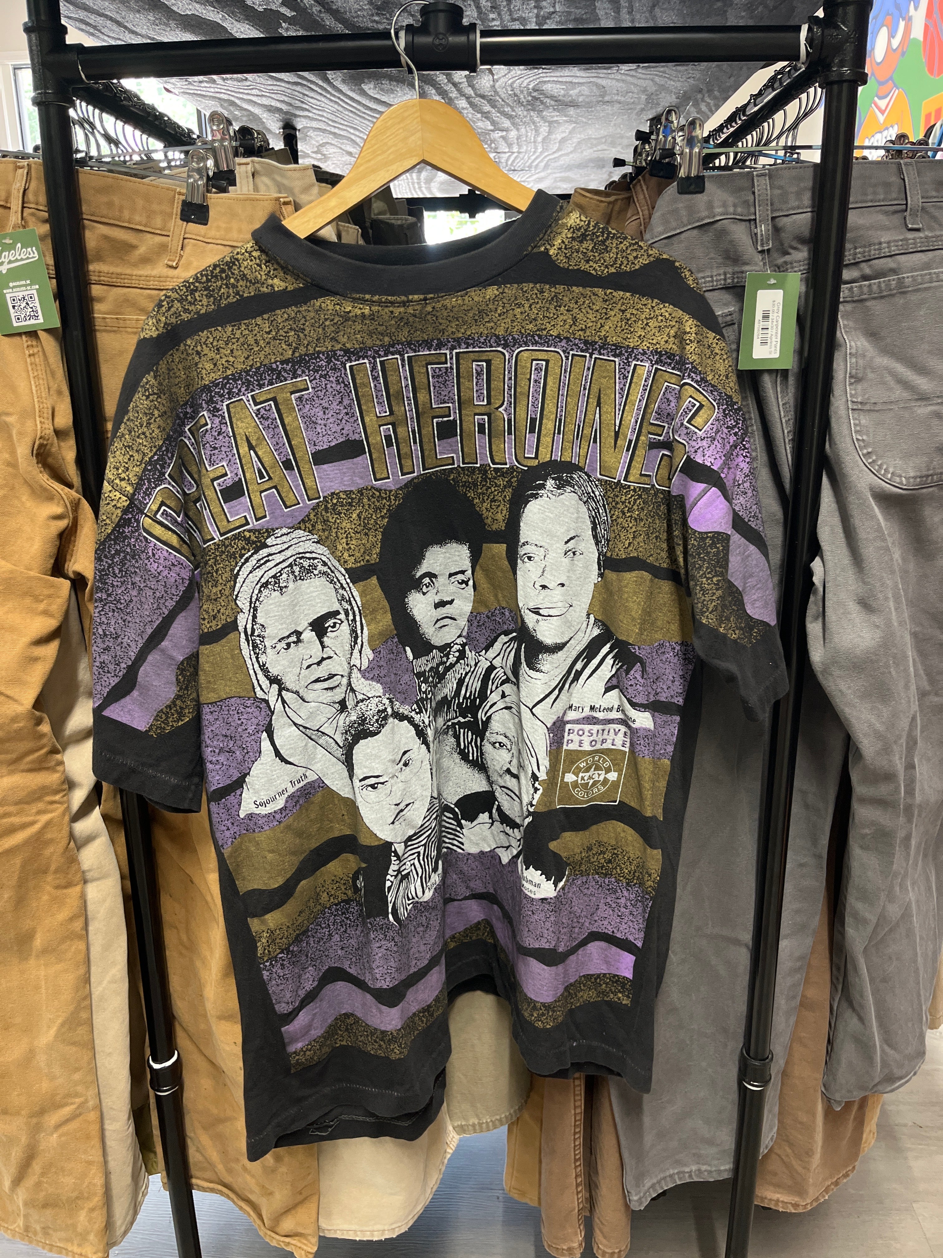 Vintage Positive People Great Heroines Tee
