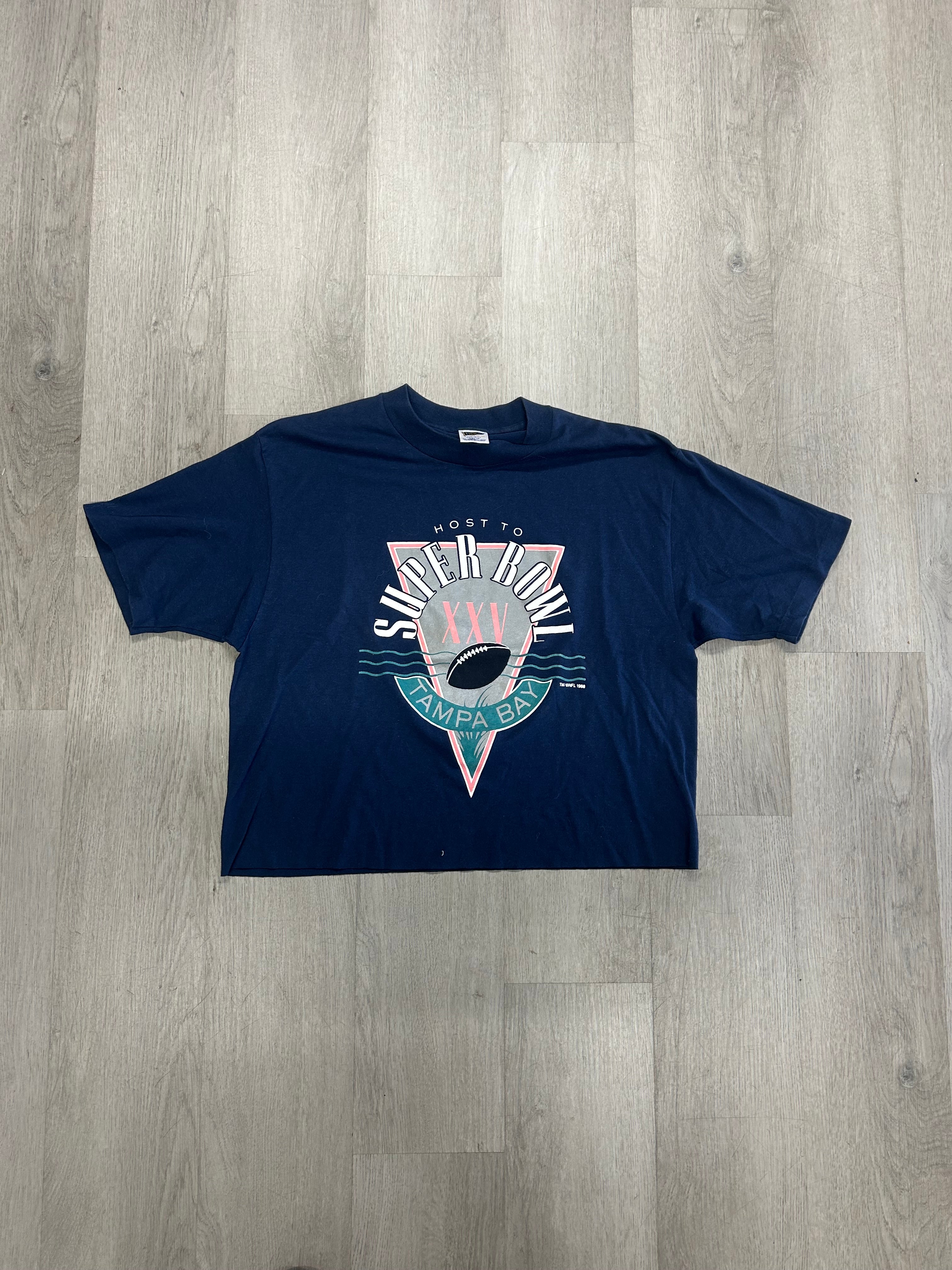 Vintage NFL Super Bowl XXV Tampa Bay Host Tee