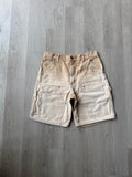 Vintage Carhartt Light Tan Sunfaded Double Knee Shorts