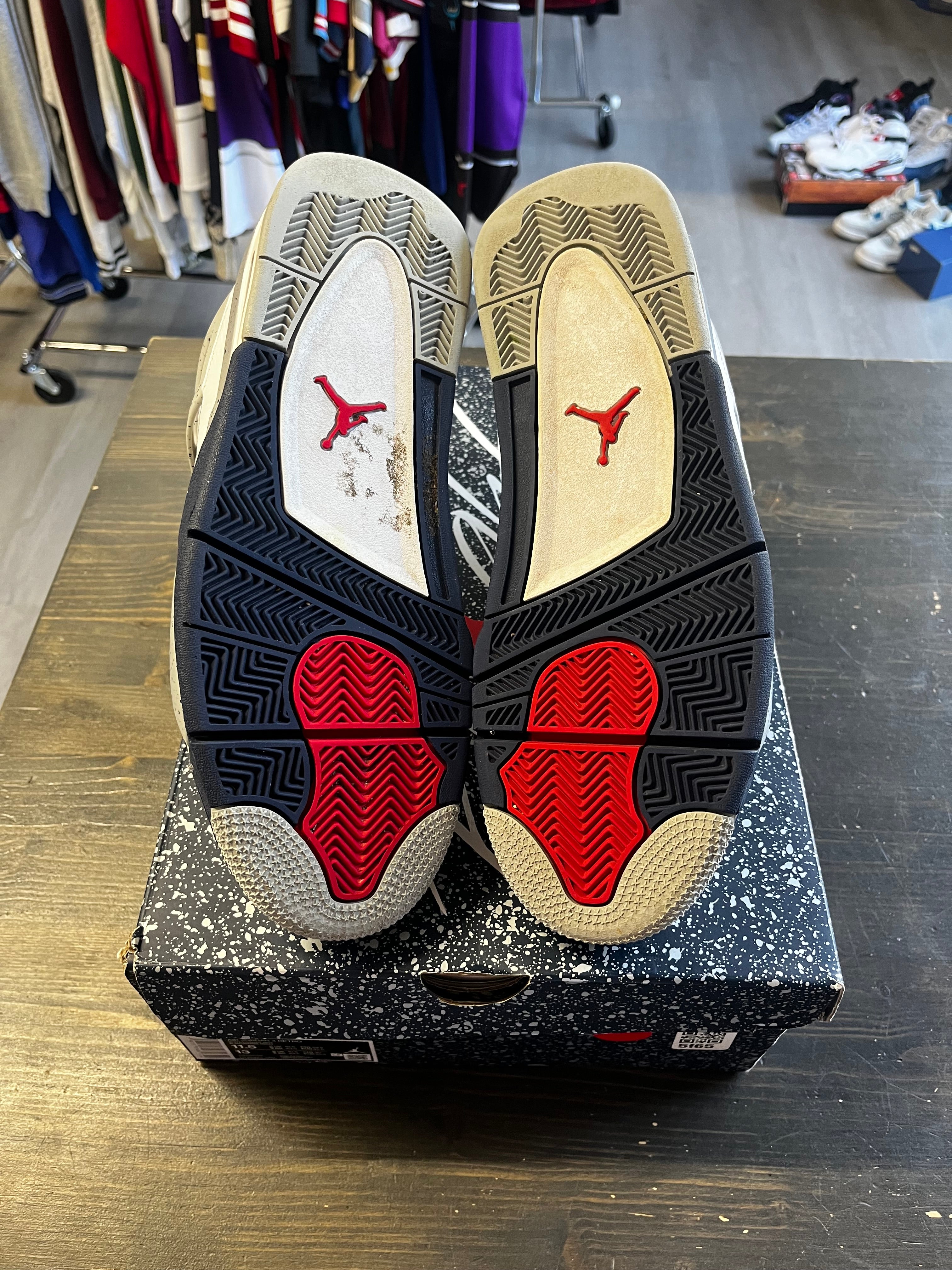 Pre-Owned Nike Air Jordan 4 Retro Midnight Navy