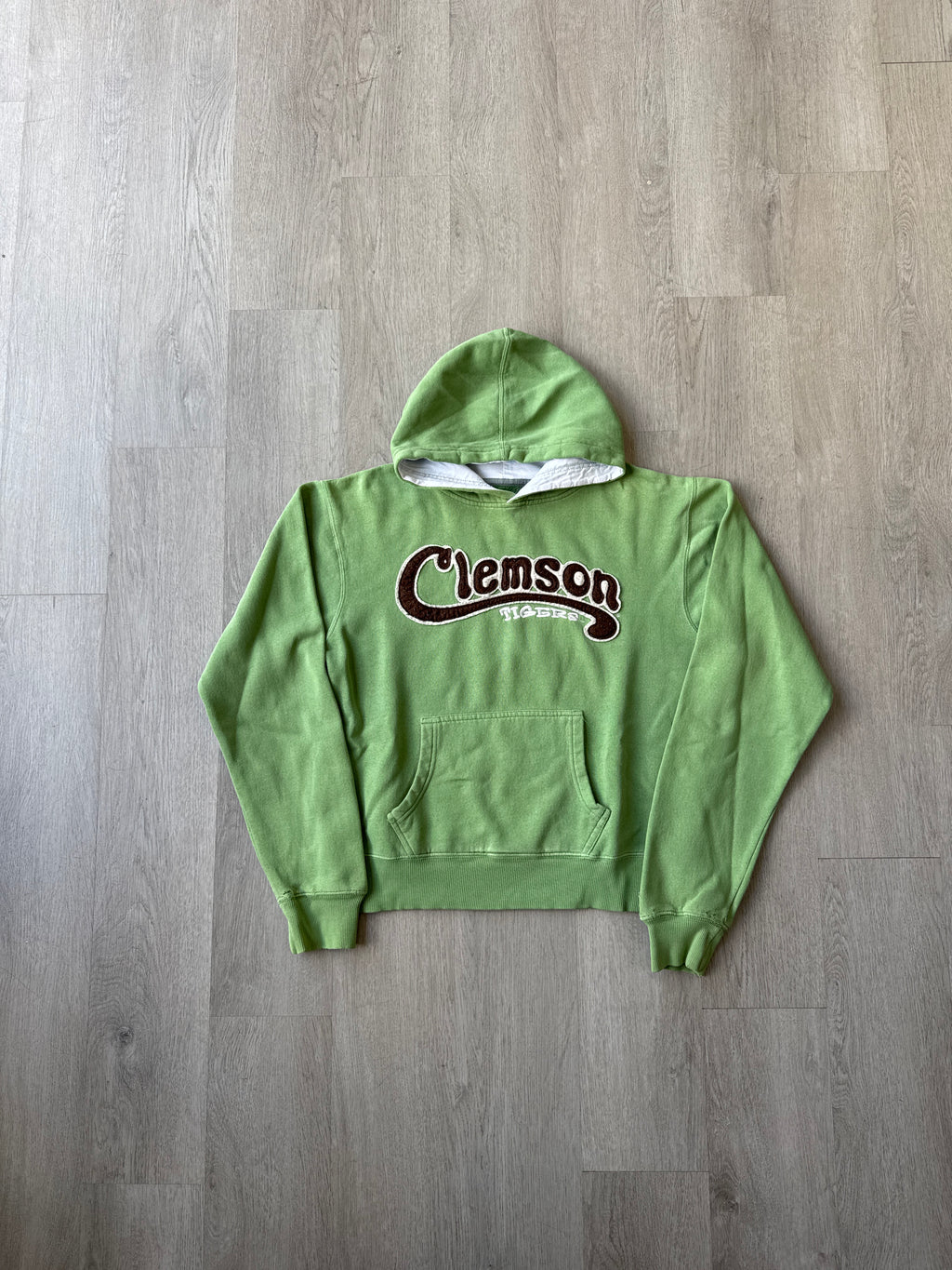 Y2K Clemson University Tigers Embroidered Logo Hoodie