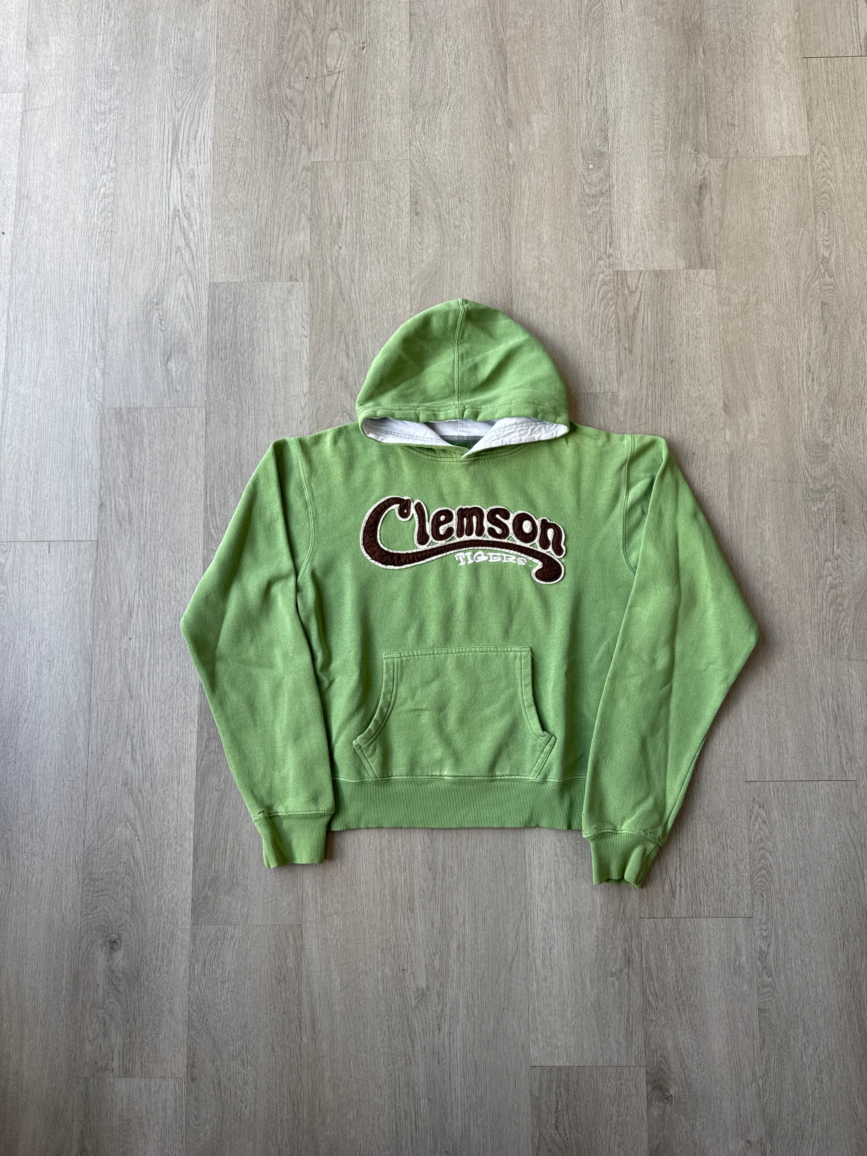 Y2K Clemson University Tigers Embroidered Logo Hoodie