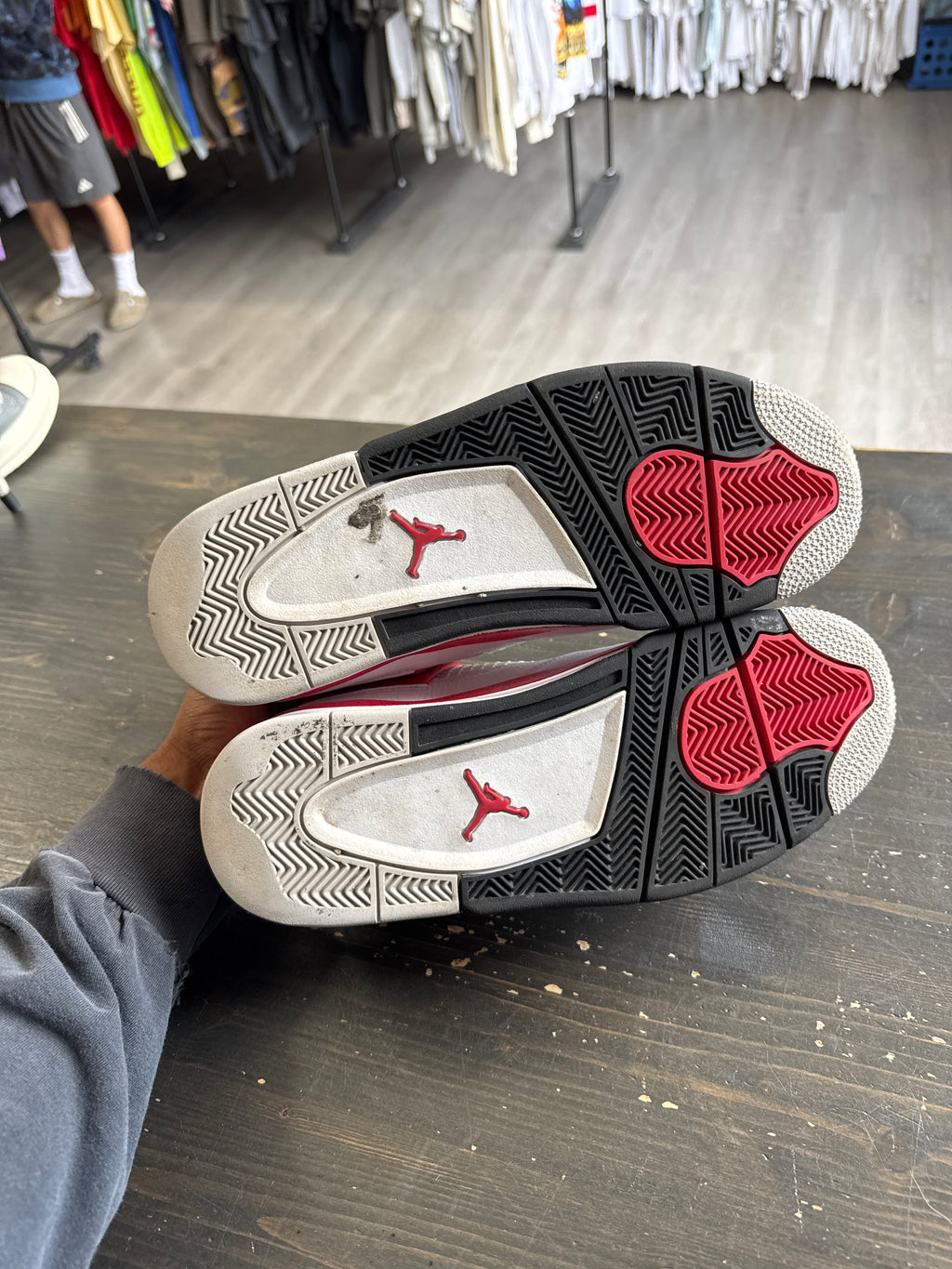 Pre-owned Jordan Retro 4 Red Cement