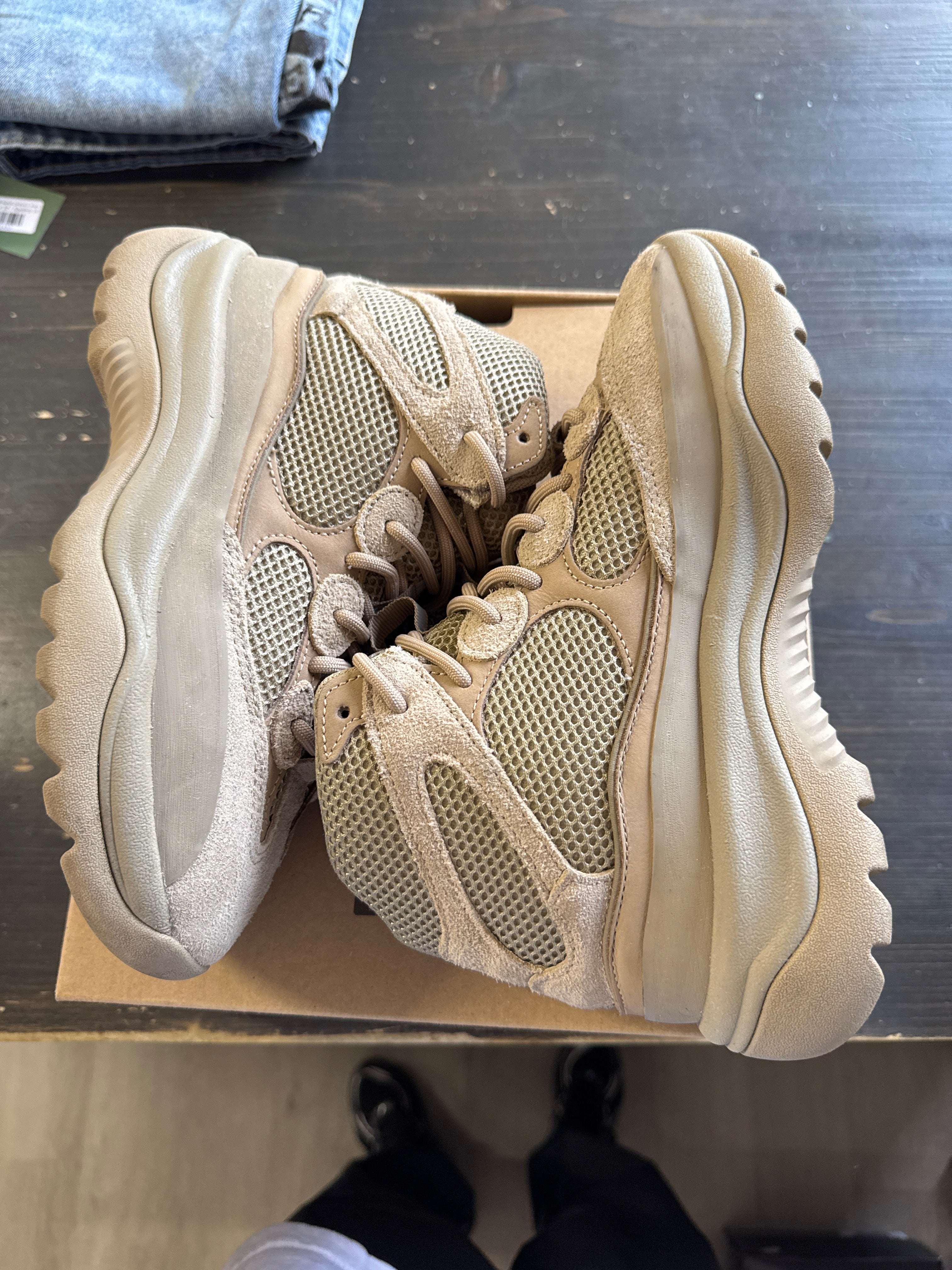 Pre-owned Adidas Yeezy Desert Boot Rock