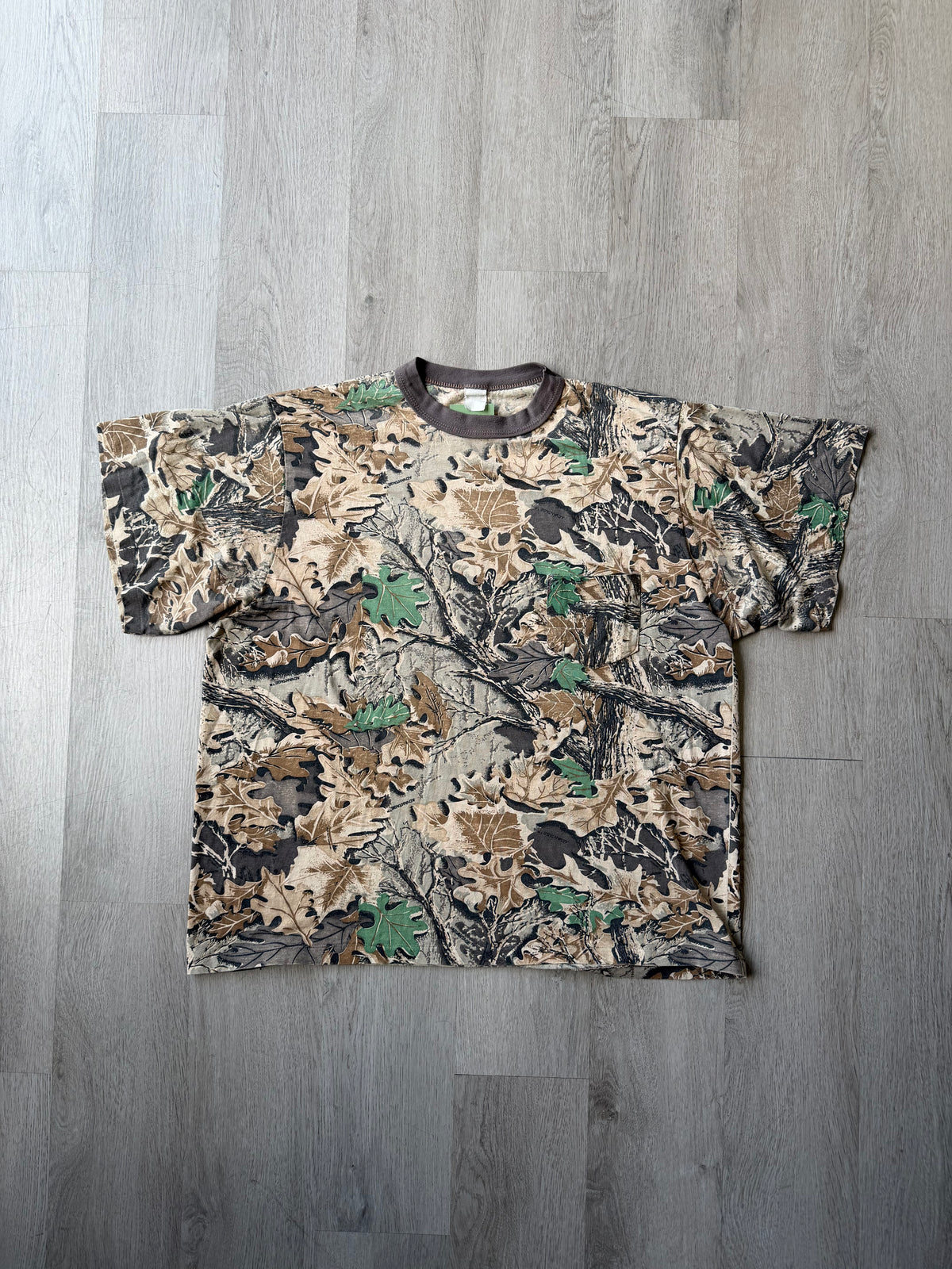 Vintage Leaf Camo Pocket Tee