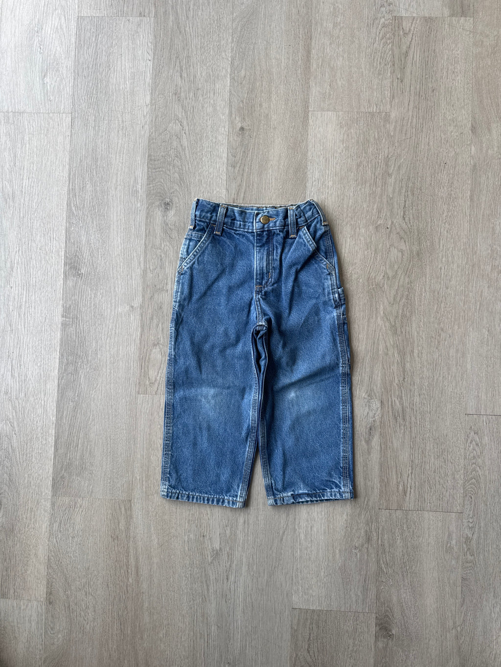 Carhartt Toddler Dungaree Fit Dark Washed Denim Jeans