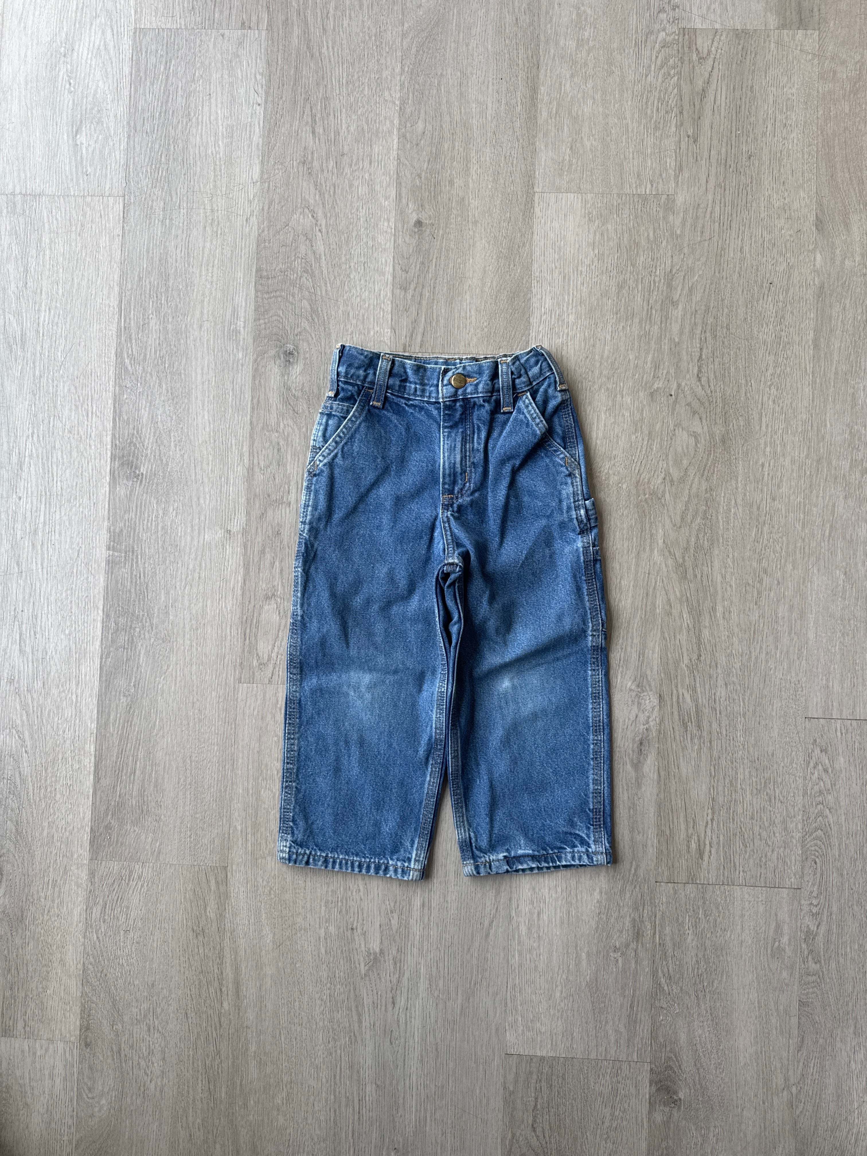 Carhartt Toddler Dungaree Fit Dark Washed Denim Jeans