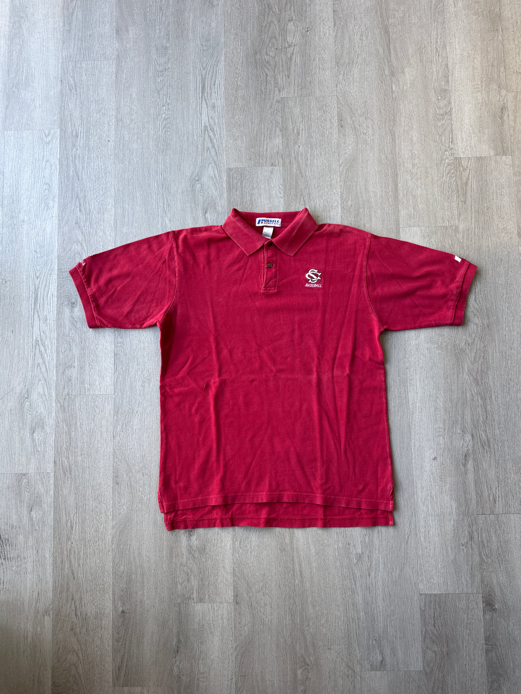 Vintage University Of South Carolina Gamecocks Baseball Polo