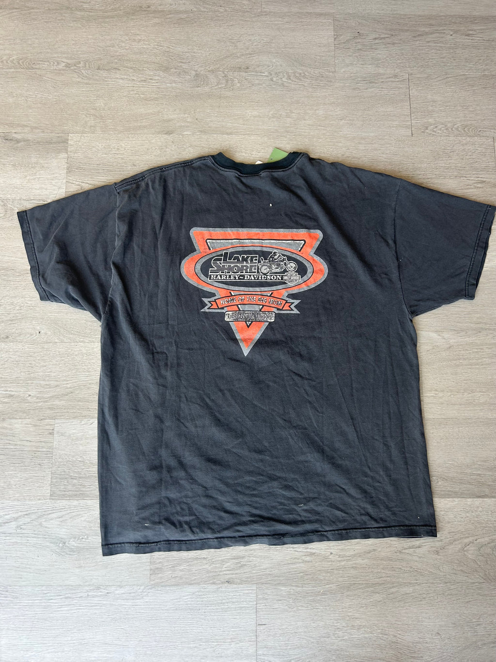 Vintage Harley Davidson Paint Splatter Tee