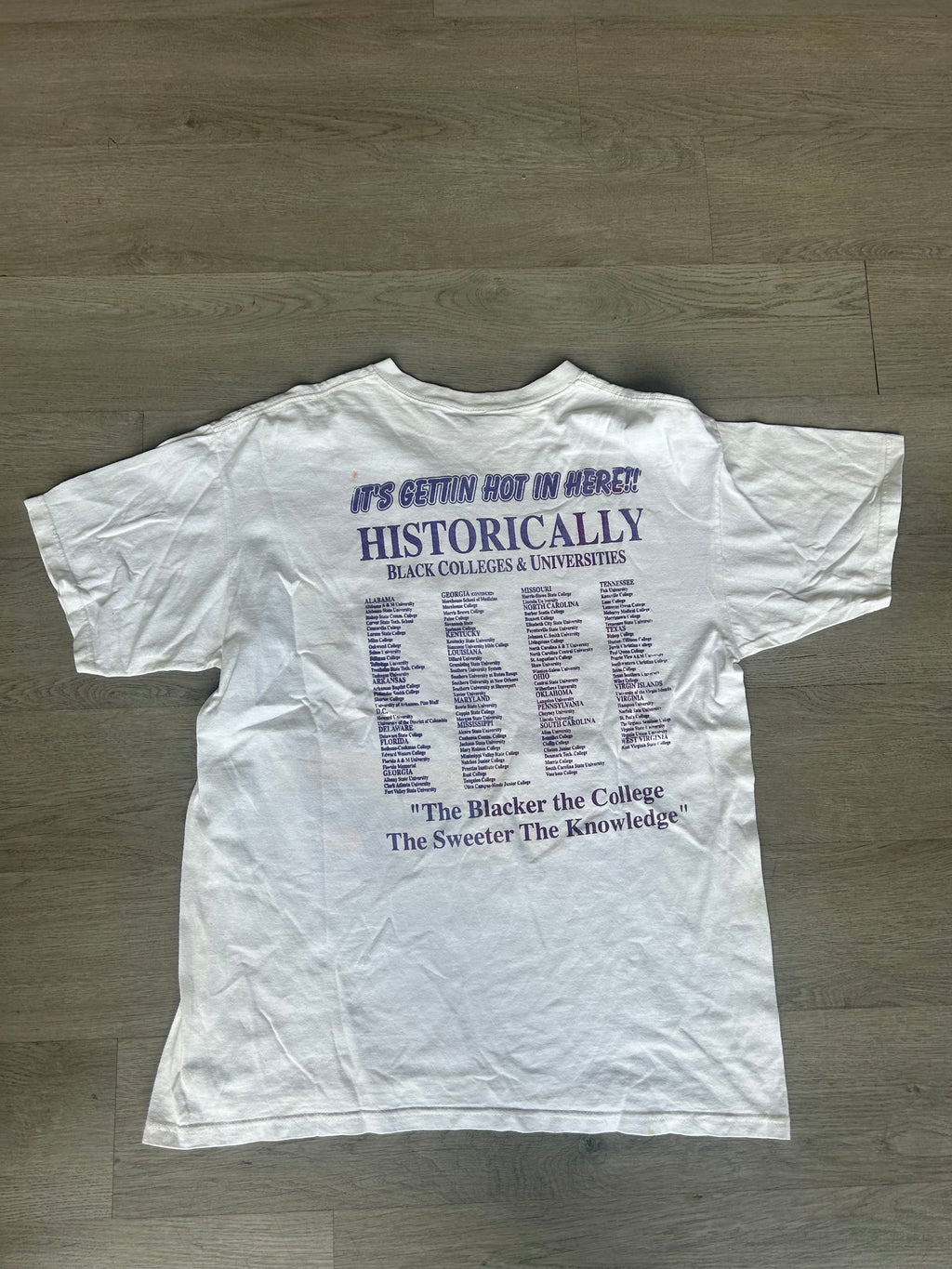 Vintage Benedict College Fat Albert Tee