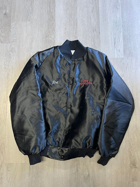 Vintage University of South Carolina Bowling Gamecocks Satin Jacket