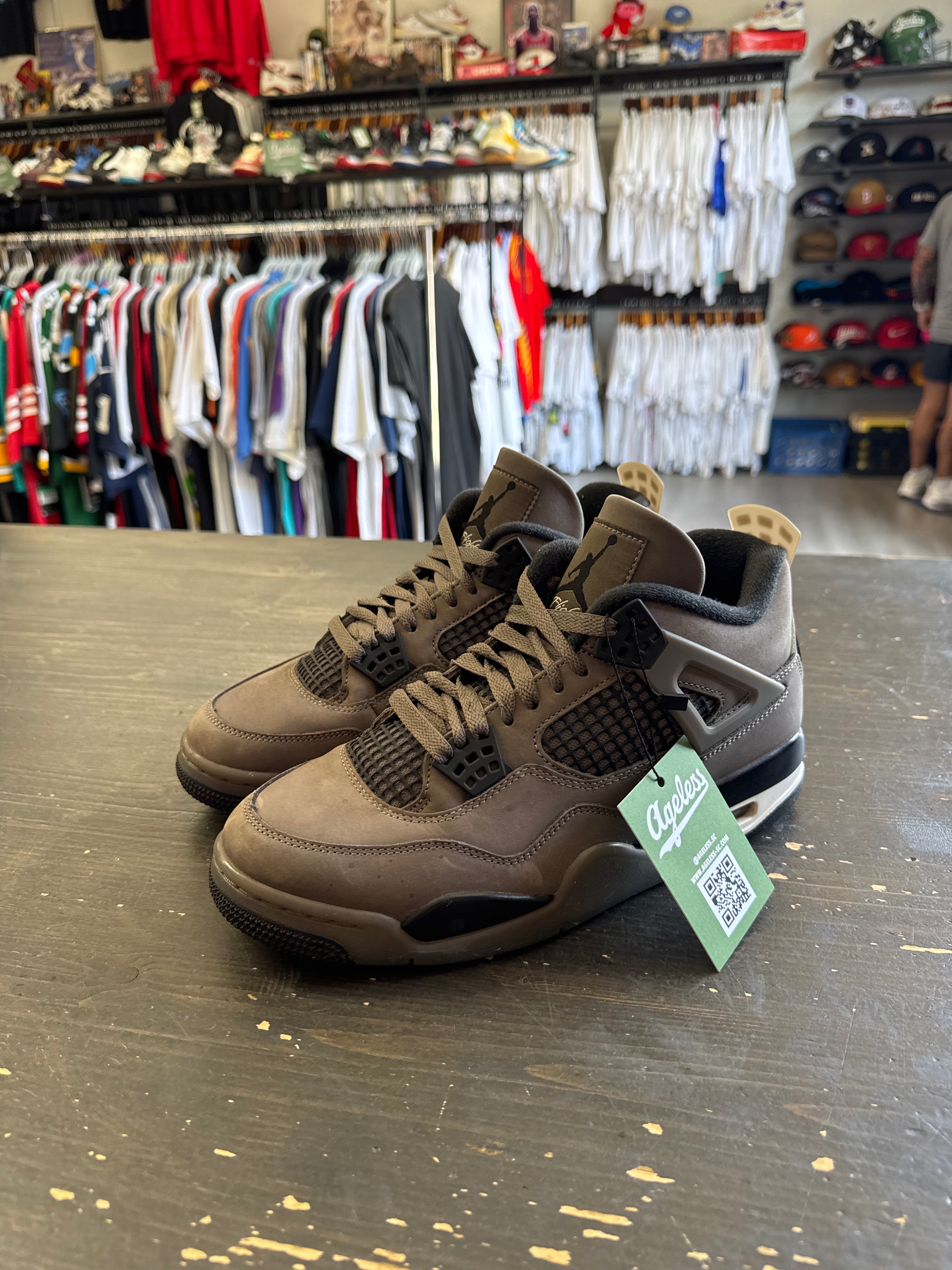 Pre-owned Jordan Retro 4 Cave Stone