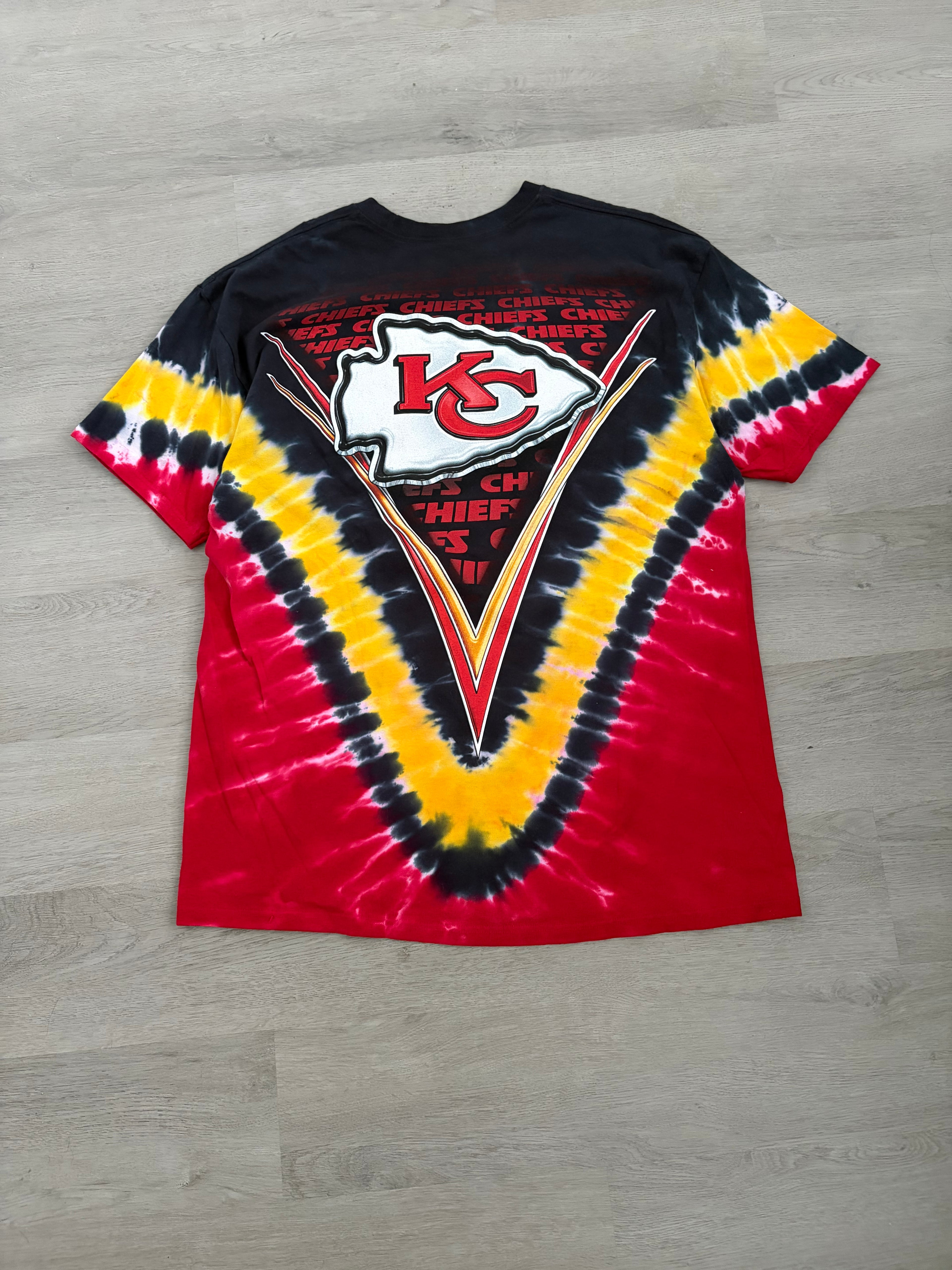 Vintage Kansas City Chiefs Tie Dye Tee