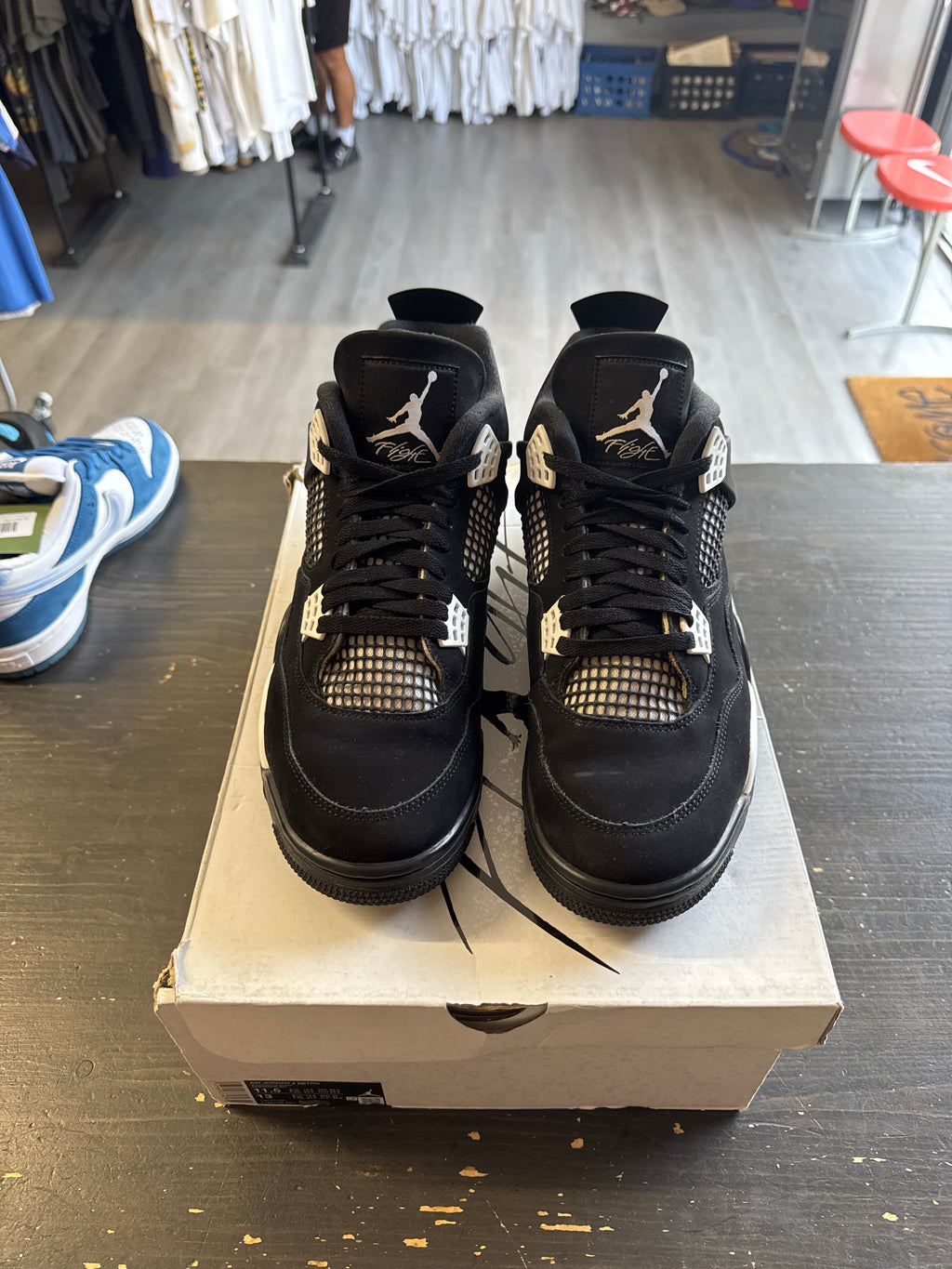 Pre-owned Jordan Retro 4 White Thunder