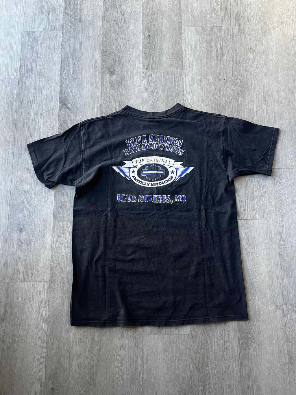 Vintage 2001 Harley Davidson Blue Springs, MO Tee