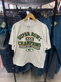Grey Green Bay Packers Super Bowl Champions Tee