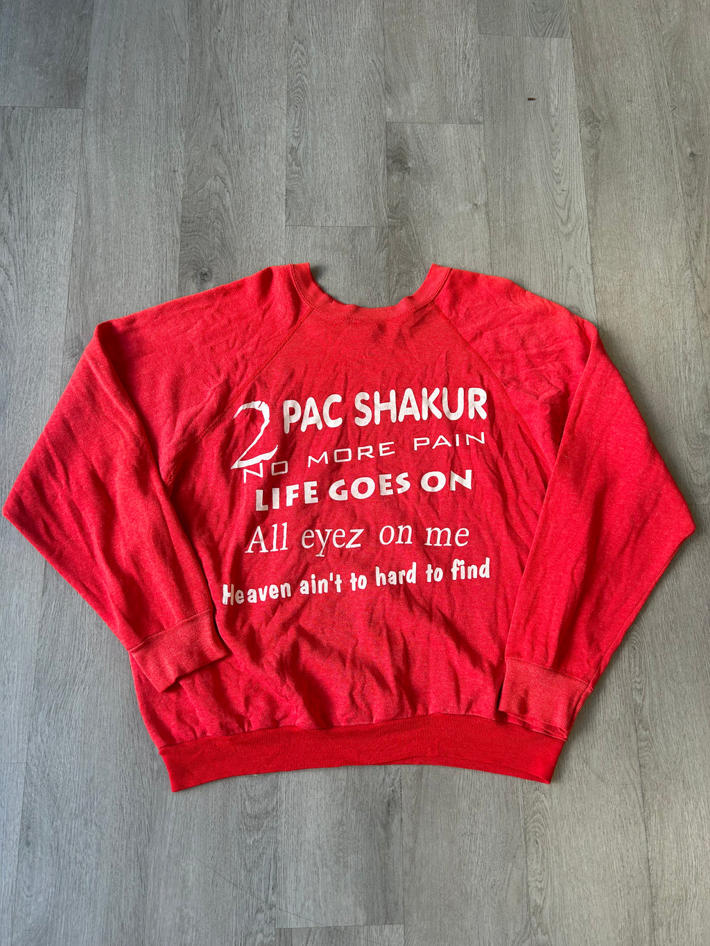 Vintage Tupac In Loving Memory crewneck