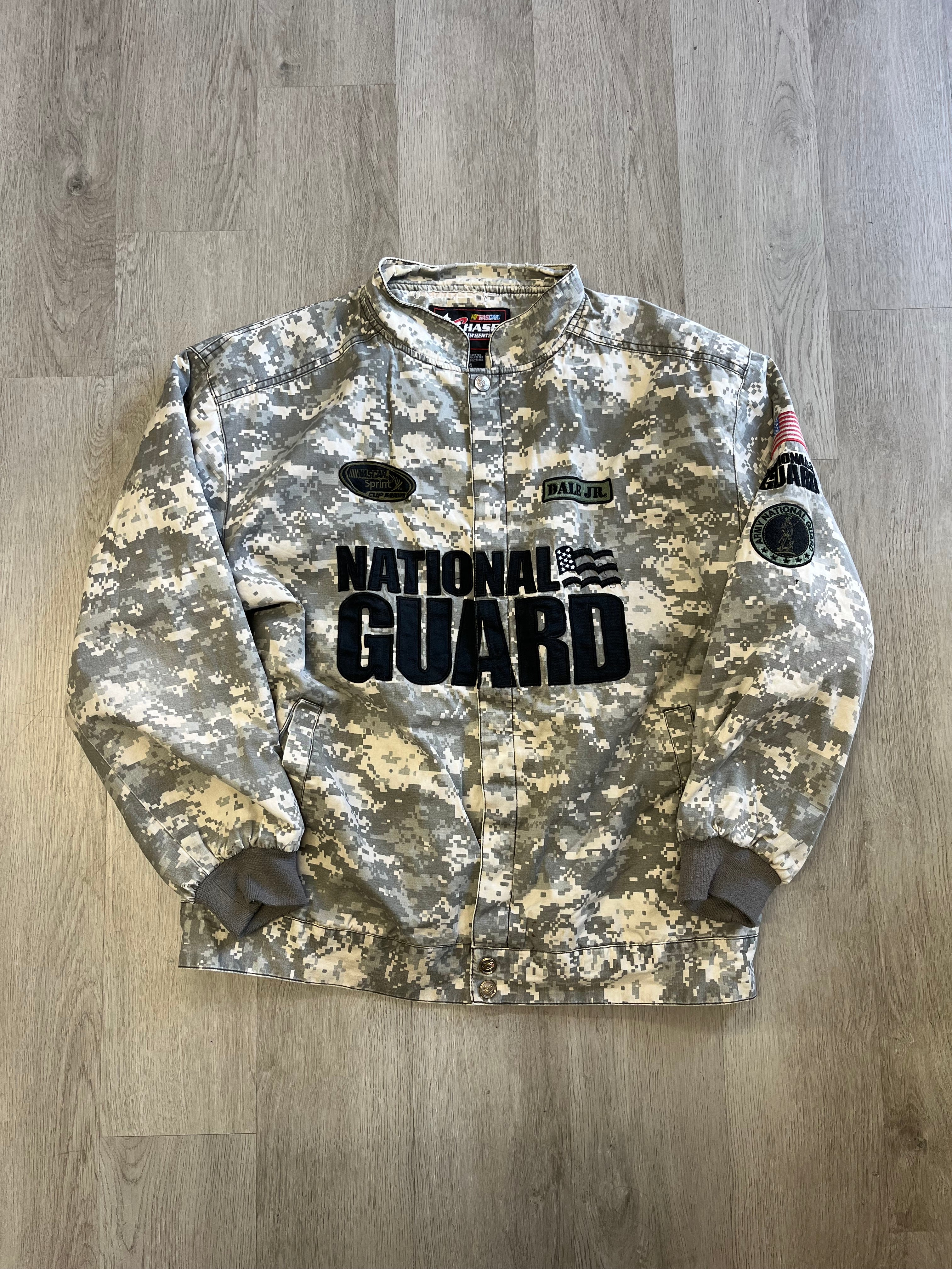 Chase Authentics Dale Earnhardt Jr. #88 National Guard Camouflage Jacket