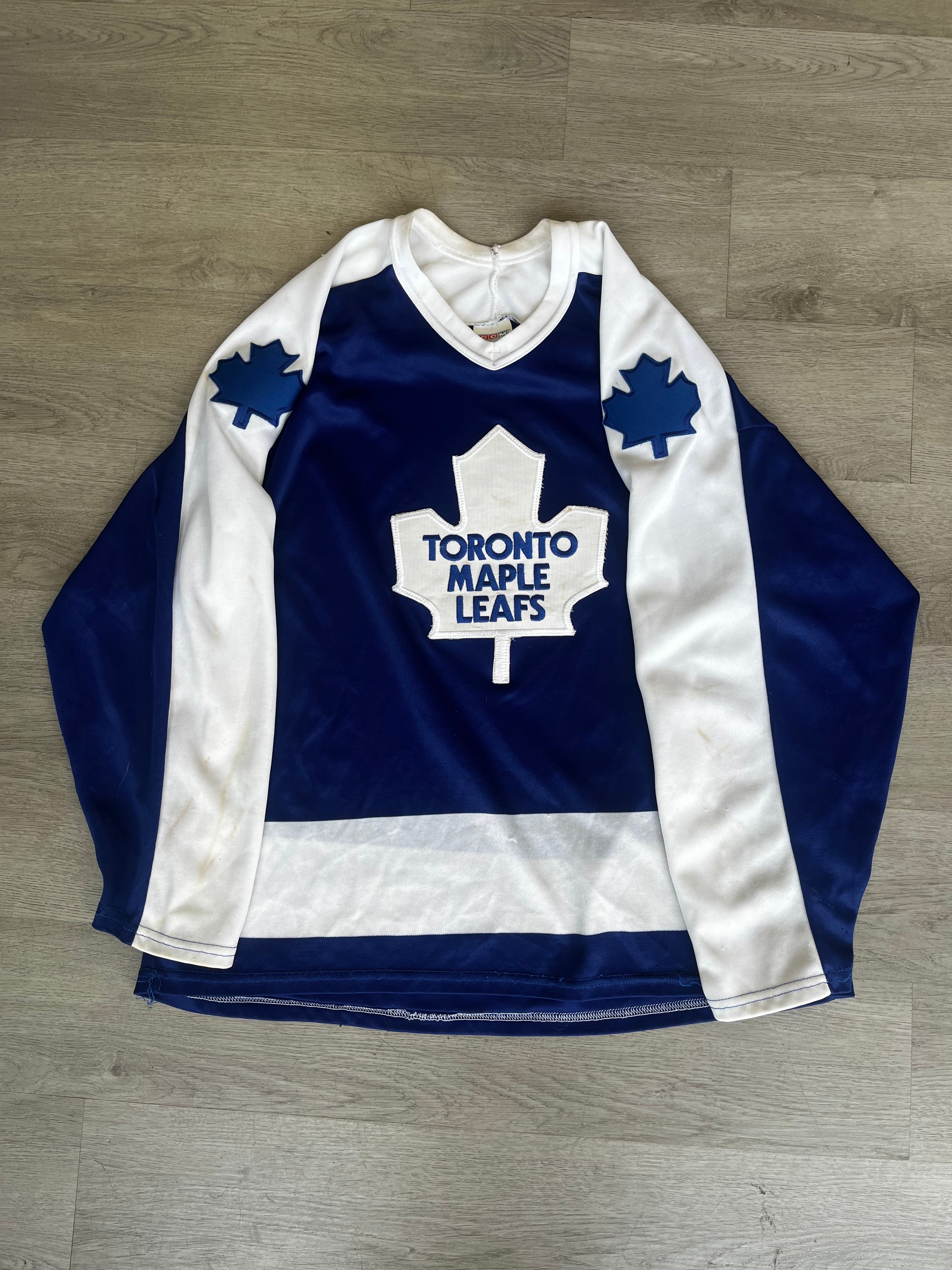 Vintage 1970s CCM Toronto Maple Leafs Jersey