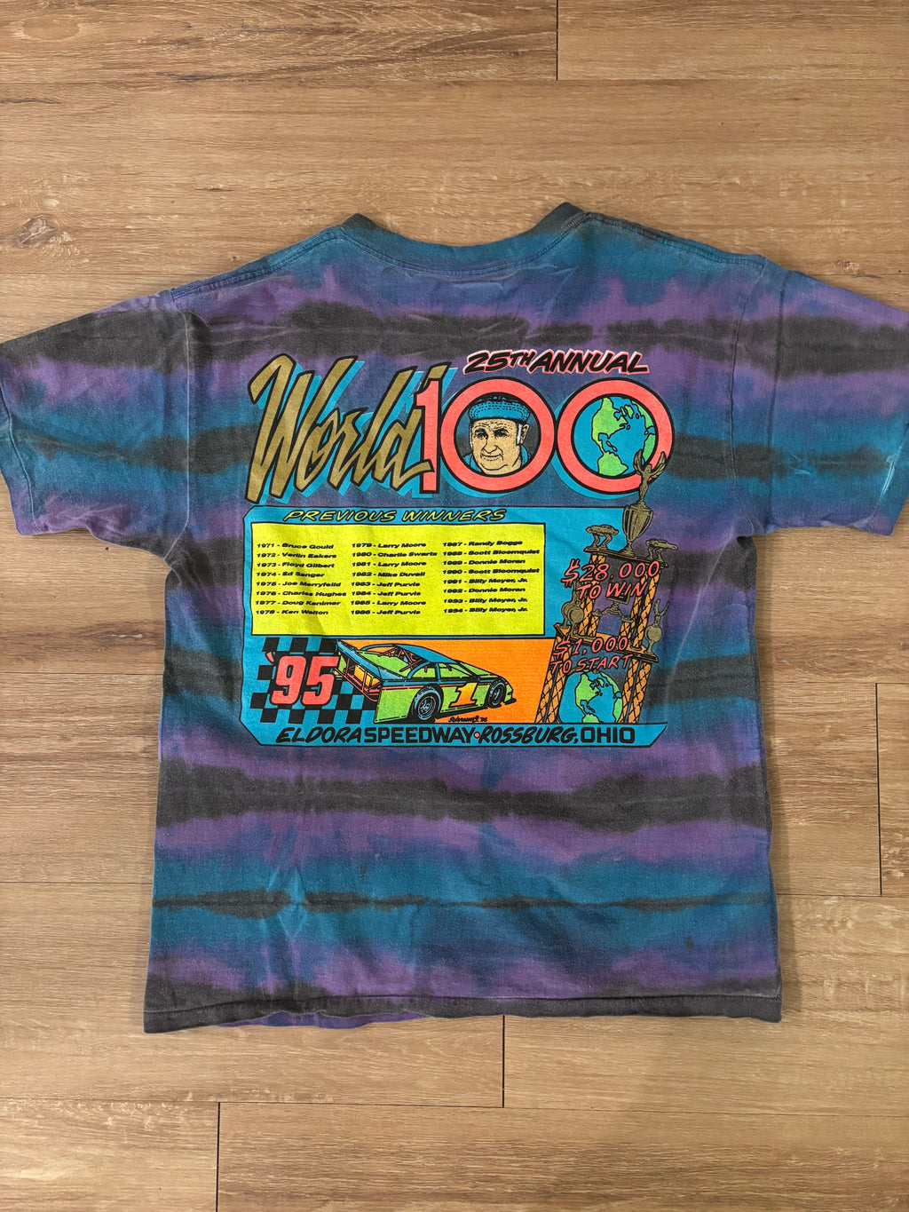 Vintage 1995 25th Annual World 100 race at Eldora Speedway Tee