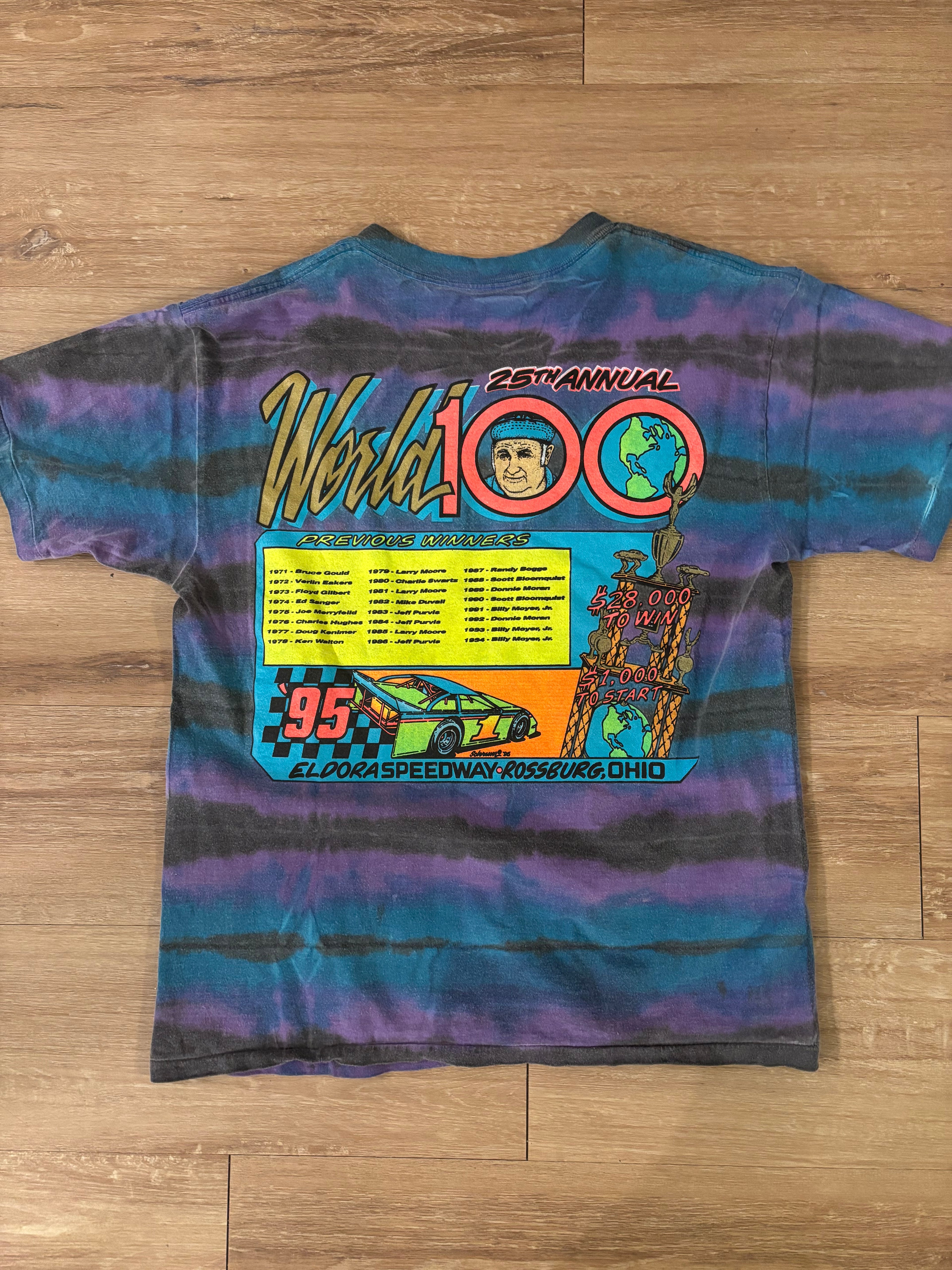 Vintage 1995 25th Annual World 100 race at Eldora Speedway Tee