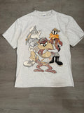 Vintage 90s Warner Bros Looney Tunes Hip Hop Bugs Bunny Taz Daffy Duck Tee