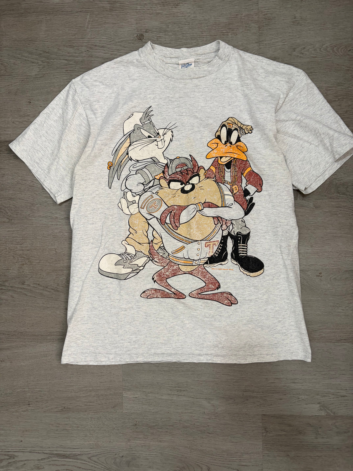 Vintage 90s Warner Bros Looney Tunes Hip Hop Bugs Bunny Taz Daffy Duck Tee