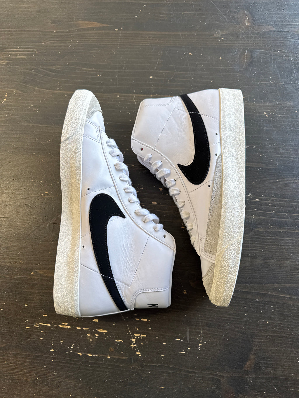 Pre-owned Nike Blazer Mid 77 Vintage White Black