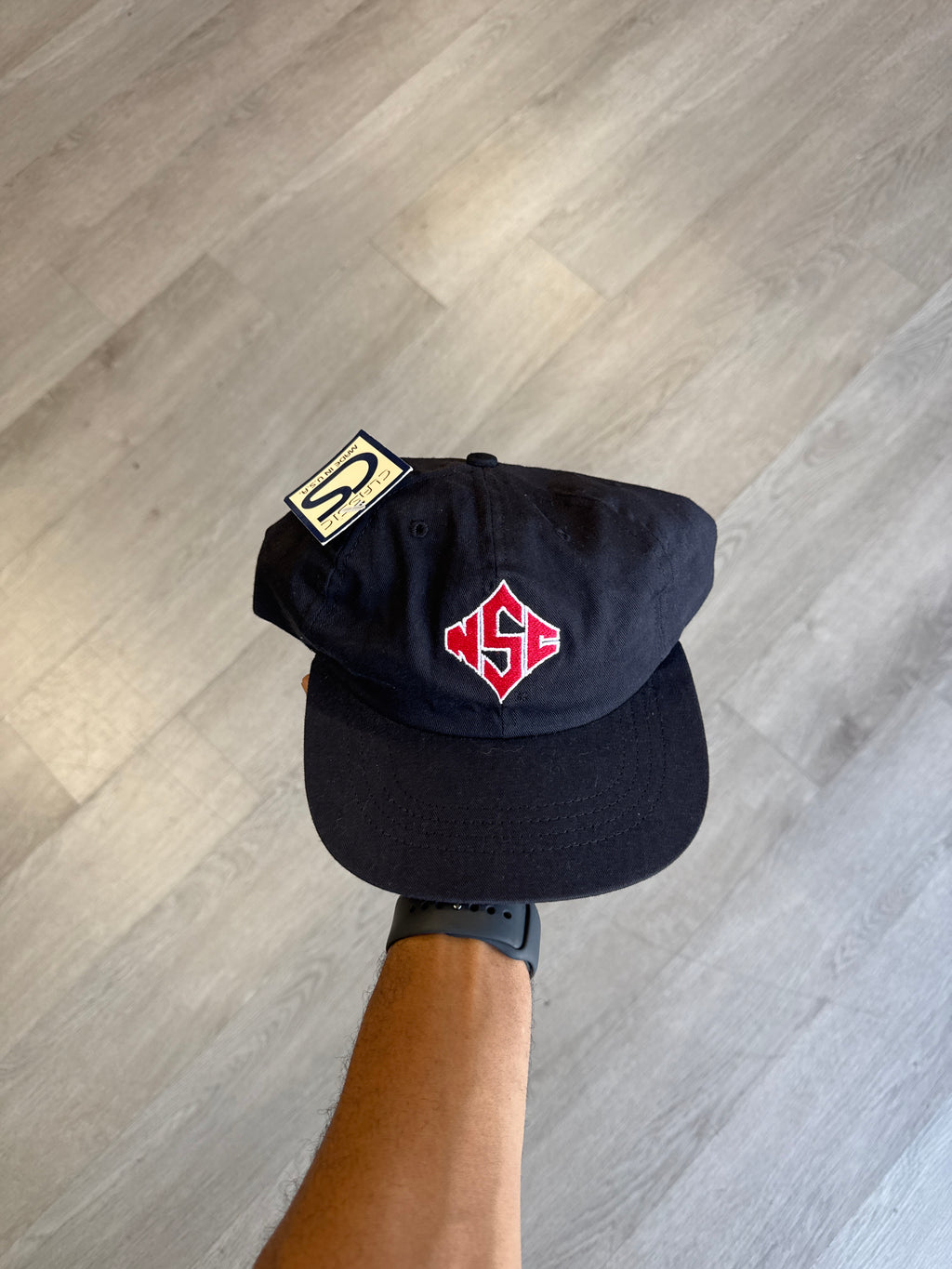 Vintage Collegiate Sportswear North Carolina State University Wolfpack Leather Strap Back Hat