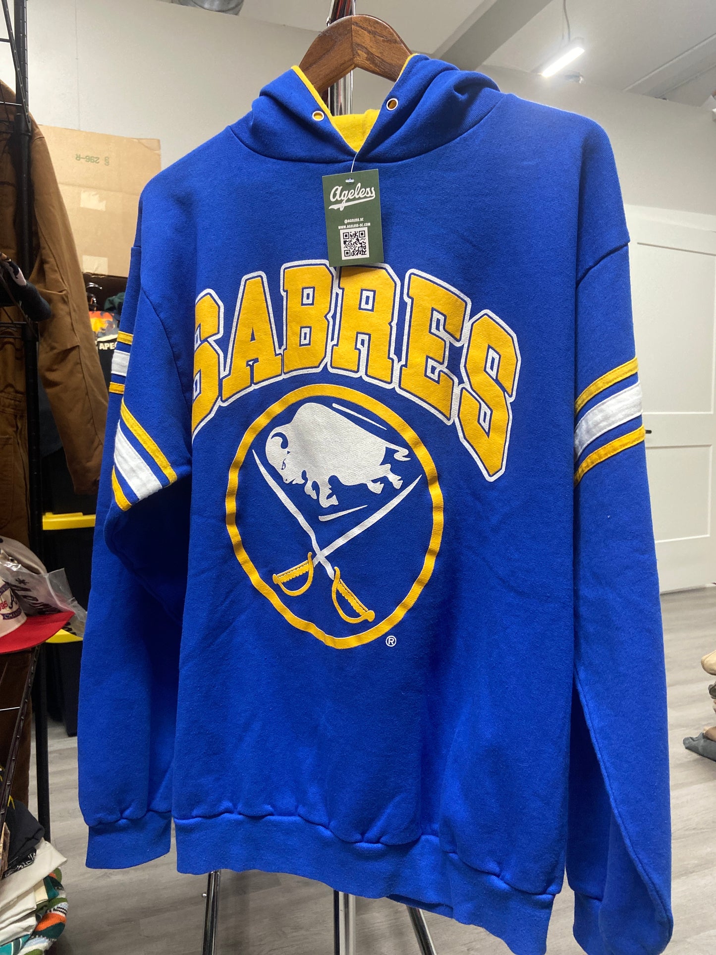 Vintage 80s Buffalo Sabres NHL Hoodie