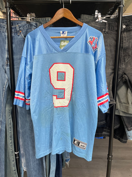Vintage Tennessee Oilers Starter 9 Jersey
