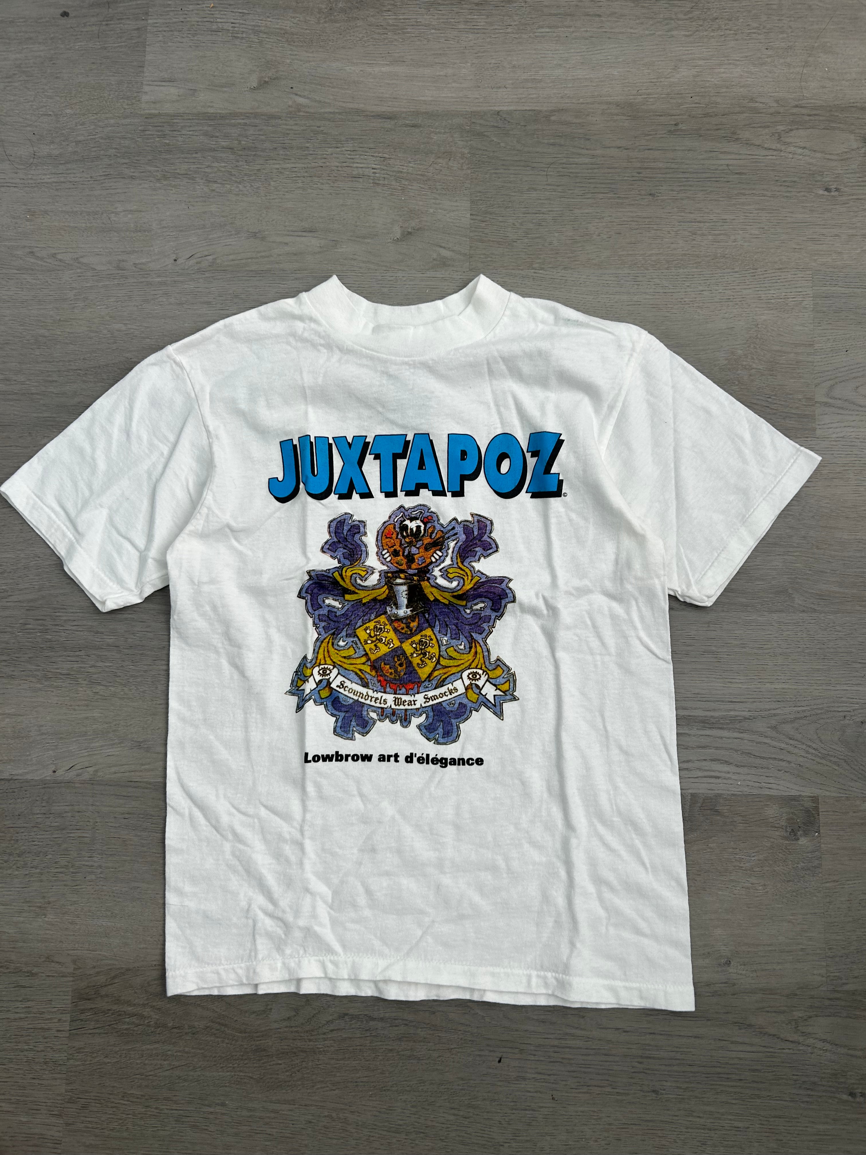 White Juxtapoz Lowbrow Art d’elegance Tee
