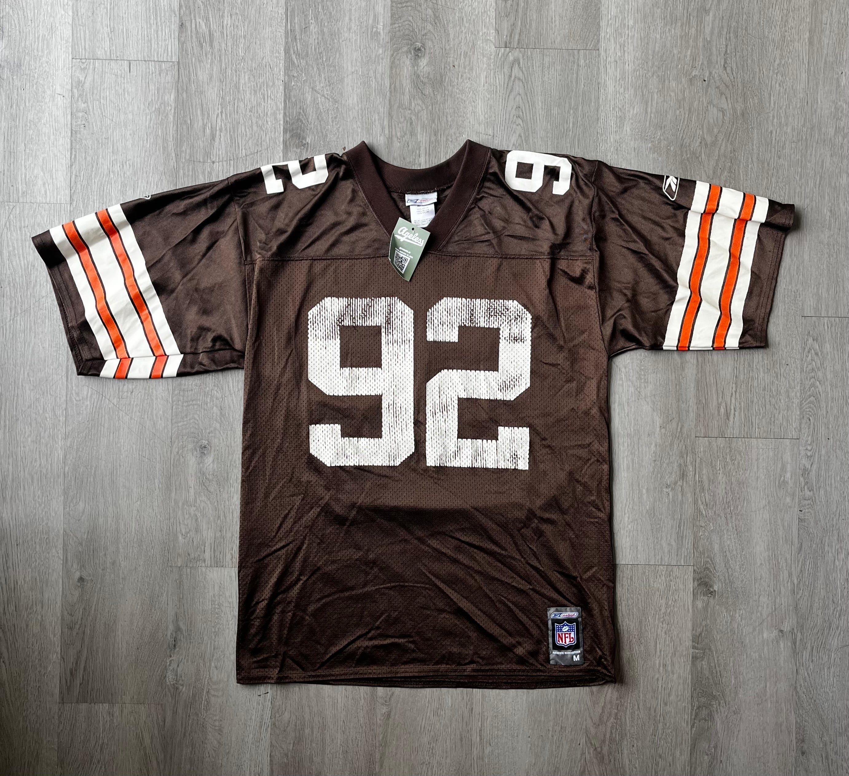Vintage Reebok NFL Cleveland Browns Courtney Brown #92 Jersey