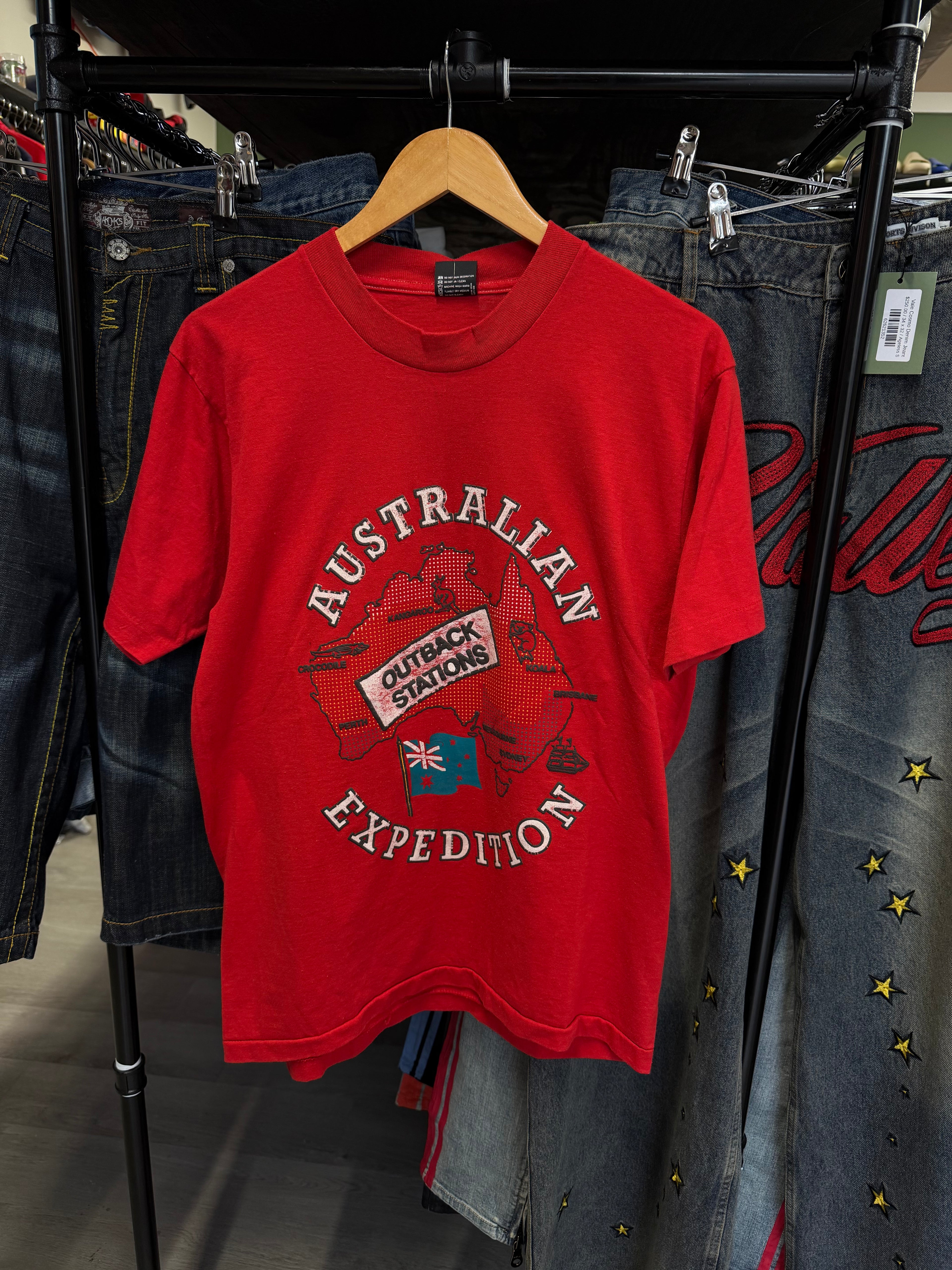 Vintage Australian Expedition Red Tee