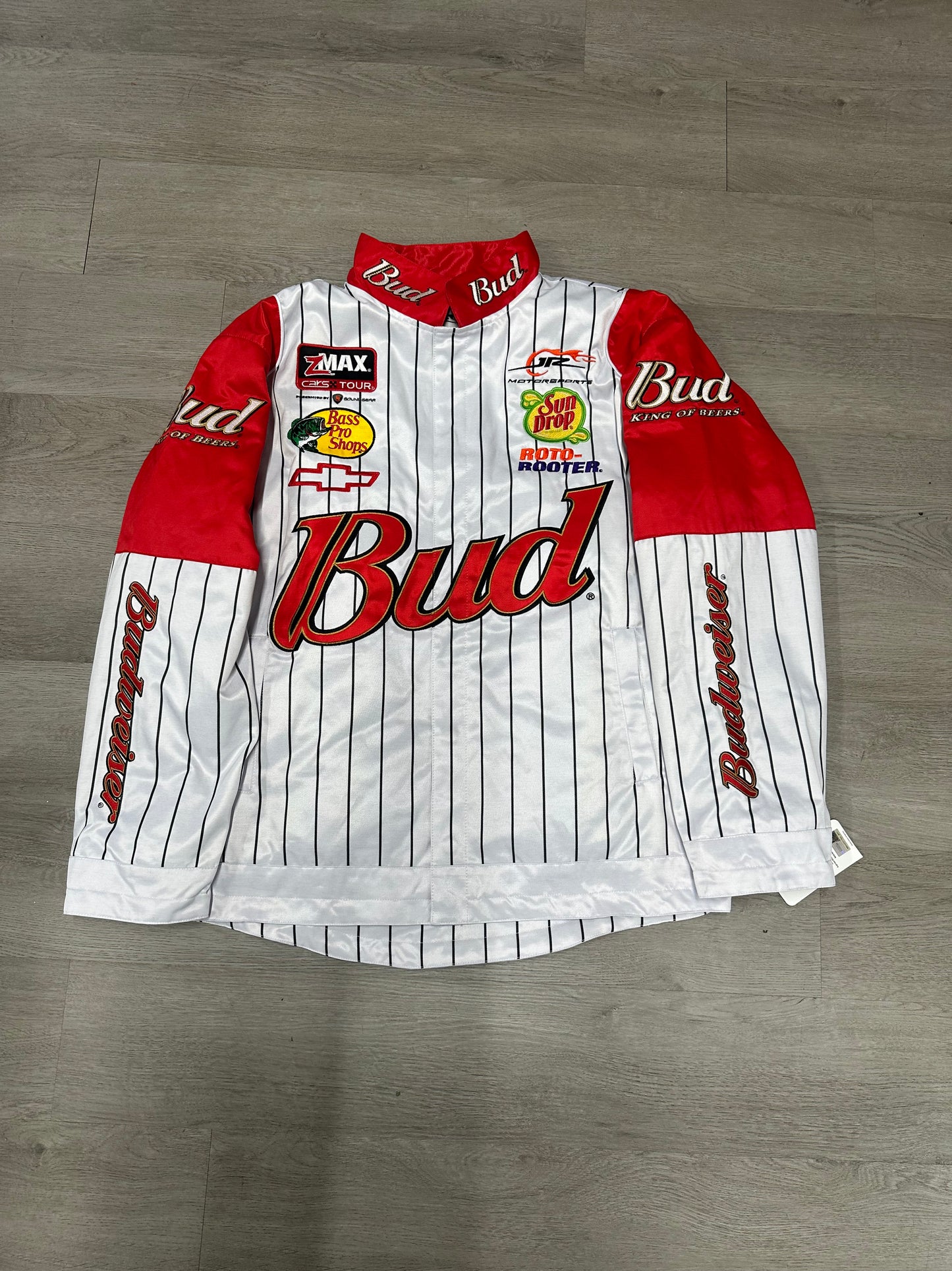 JR Motorsports Dale Earnhardt Jr. Bud King of Beers Budweiser NASCAR Racing Jacket