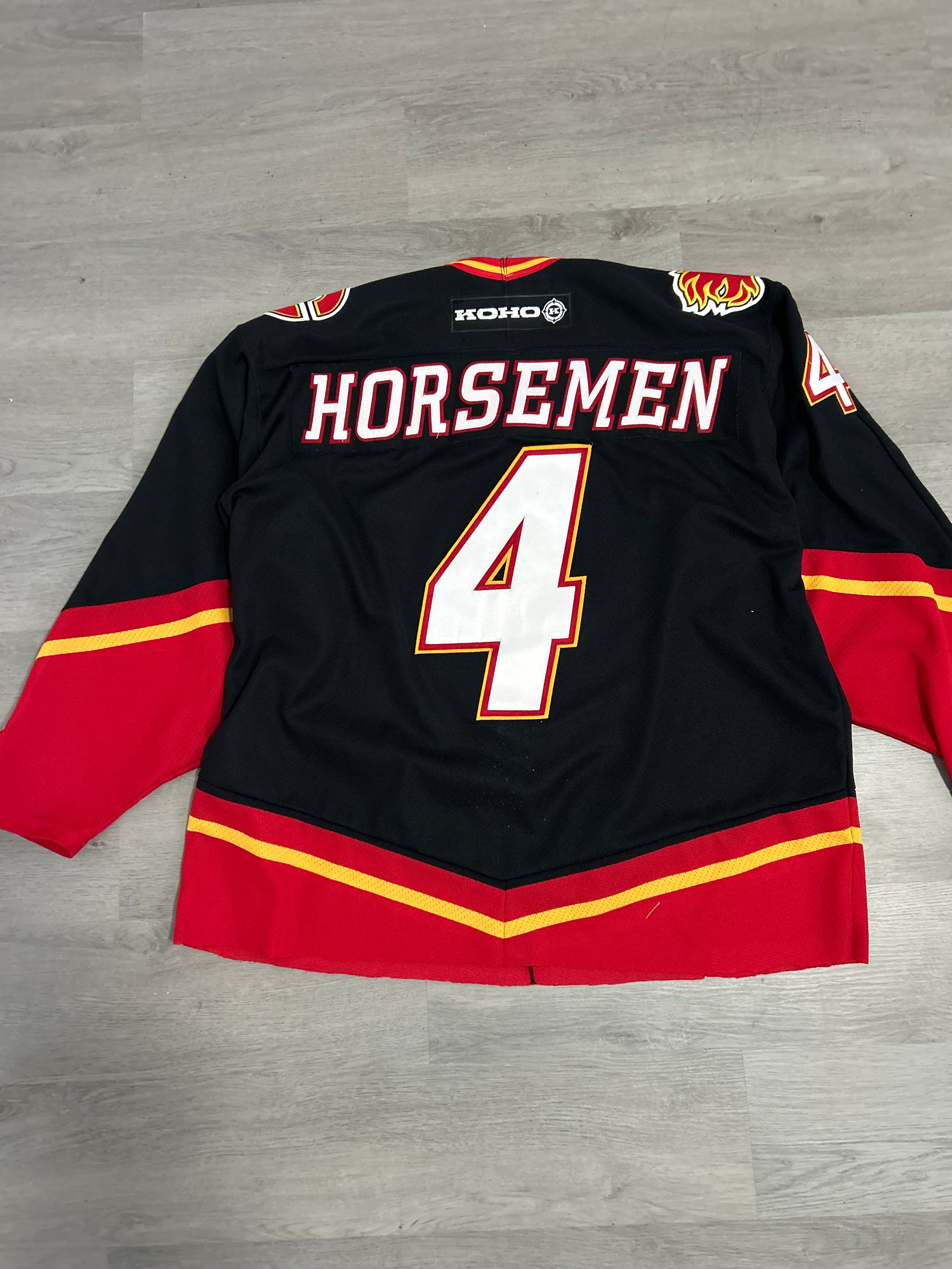 Vintage Calgary Flames Horsemen Hockey Jersey