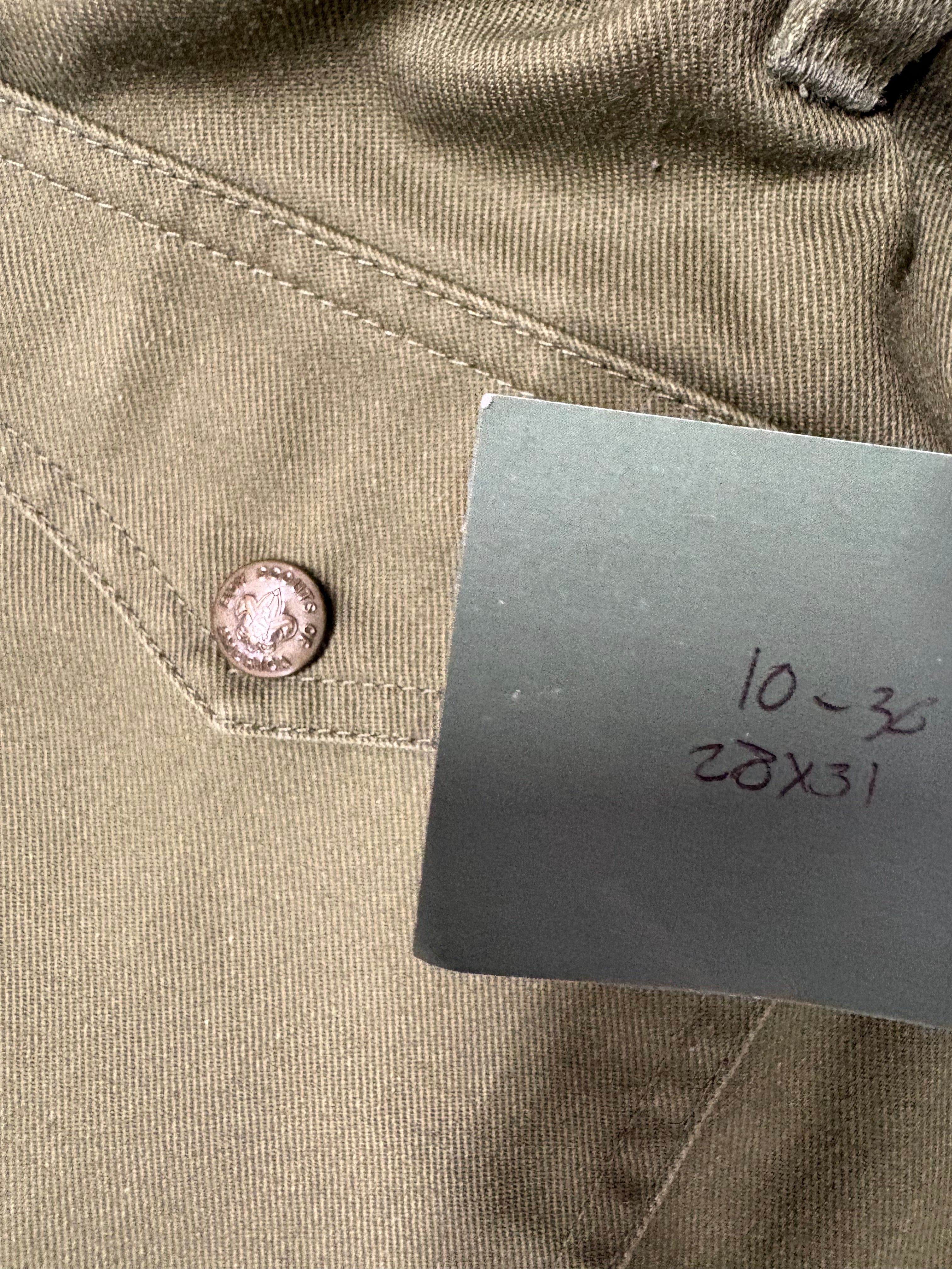 Vintage Boy Scout Pants
